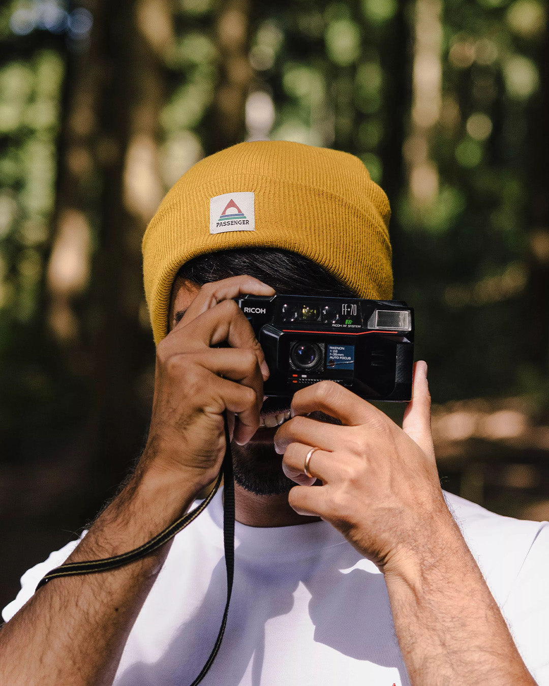 Core Recycled Low-Top Beanie - Mustard Yellow - Lifestyle - Male