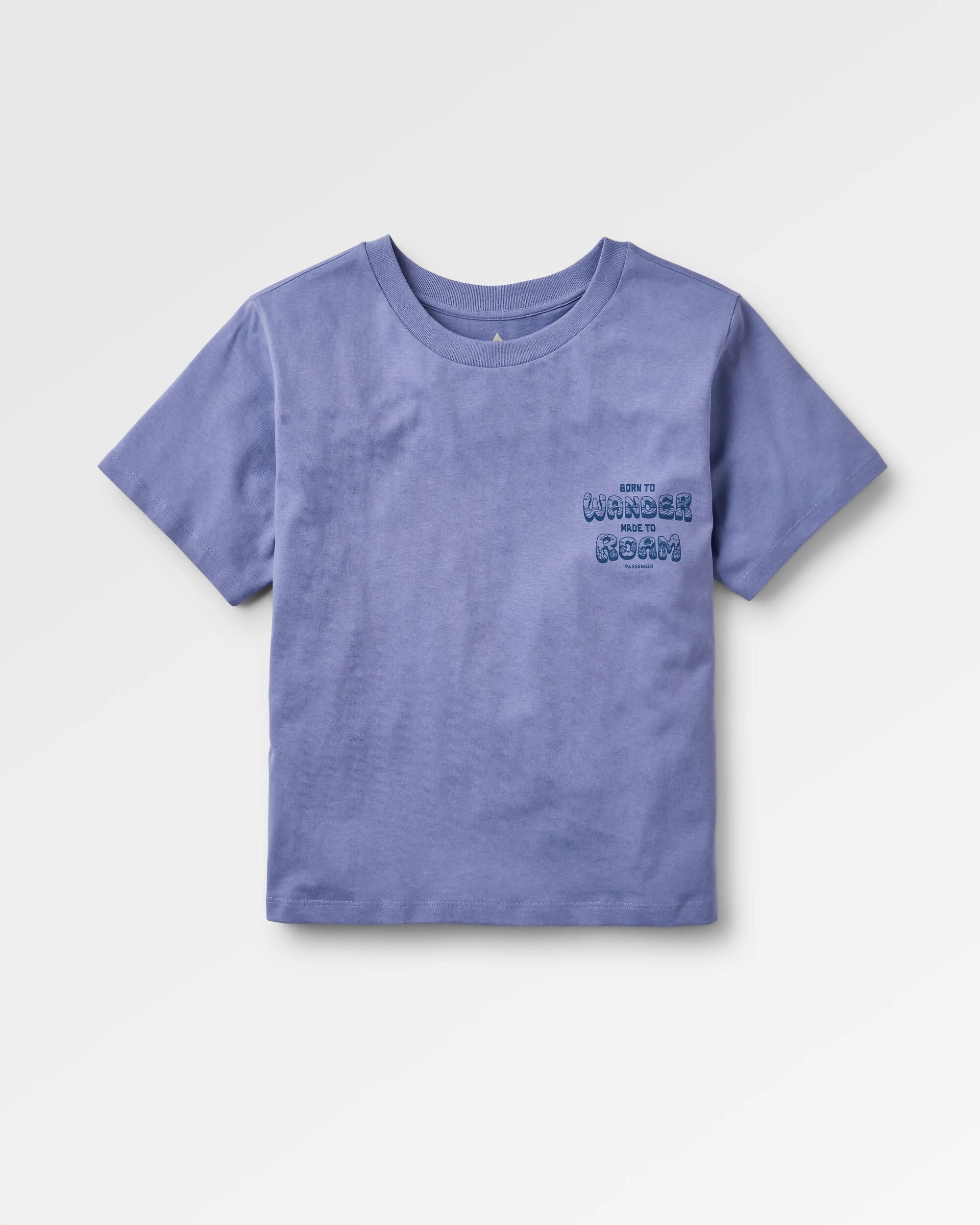 T-shirt coupe bois - violet rétro