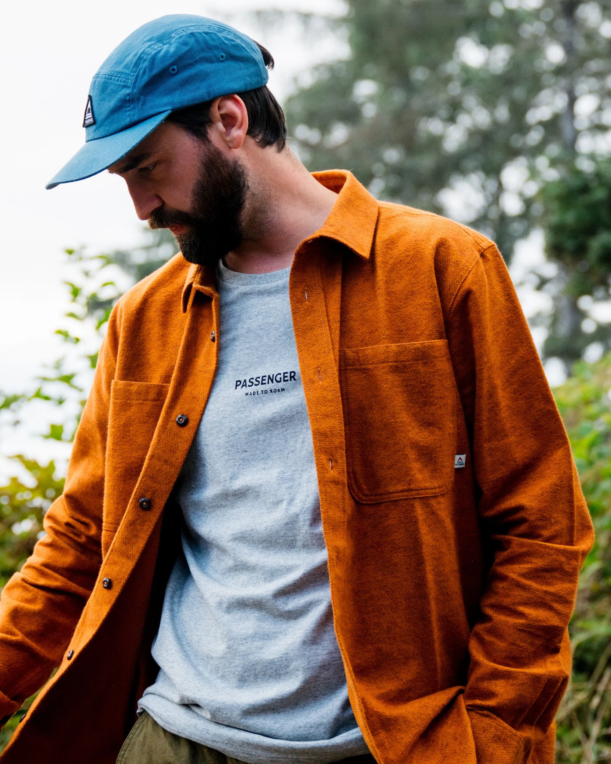 Backcountry Flannel Shirt - Retro Orange - Lifestyle