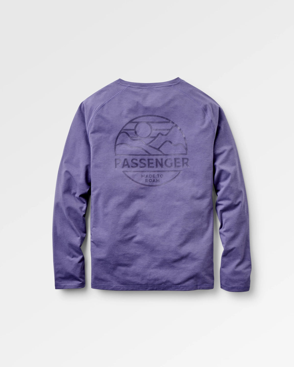 Sedona Recycled Active LS T-Shirt - Heather - Flatlay