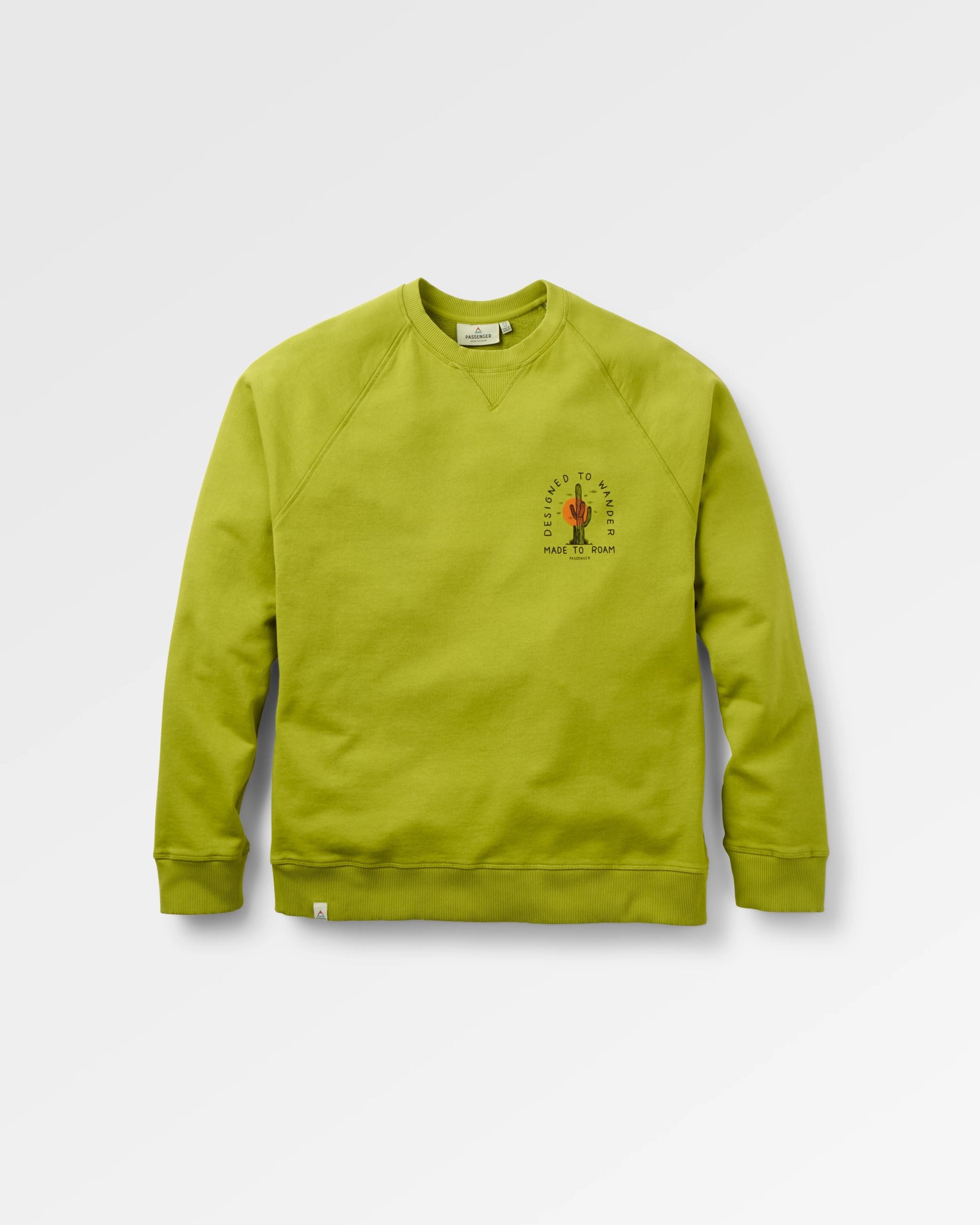 Explore Sweatshirt - Tea Green - Flatlay