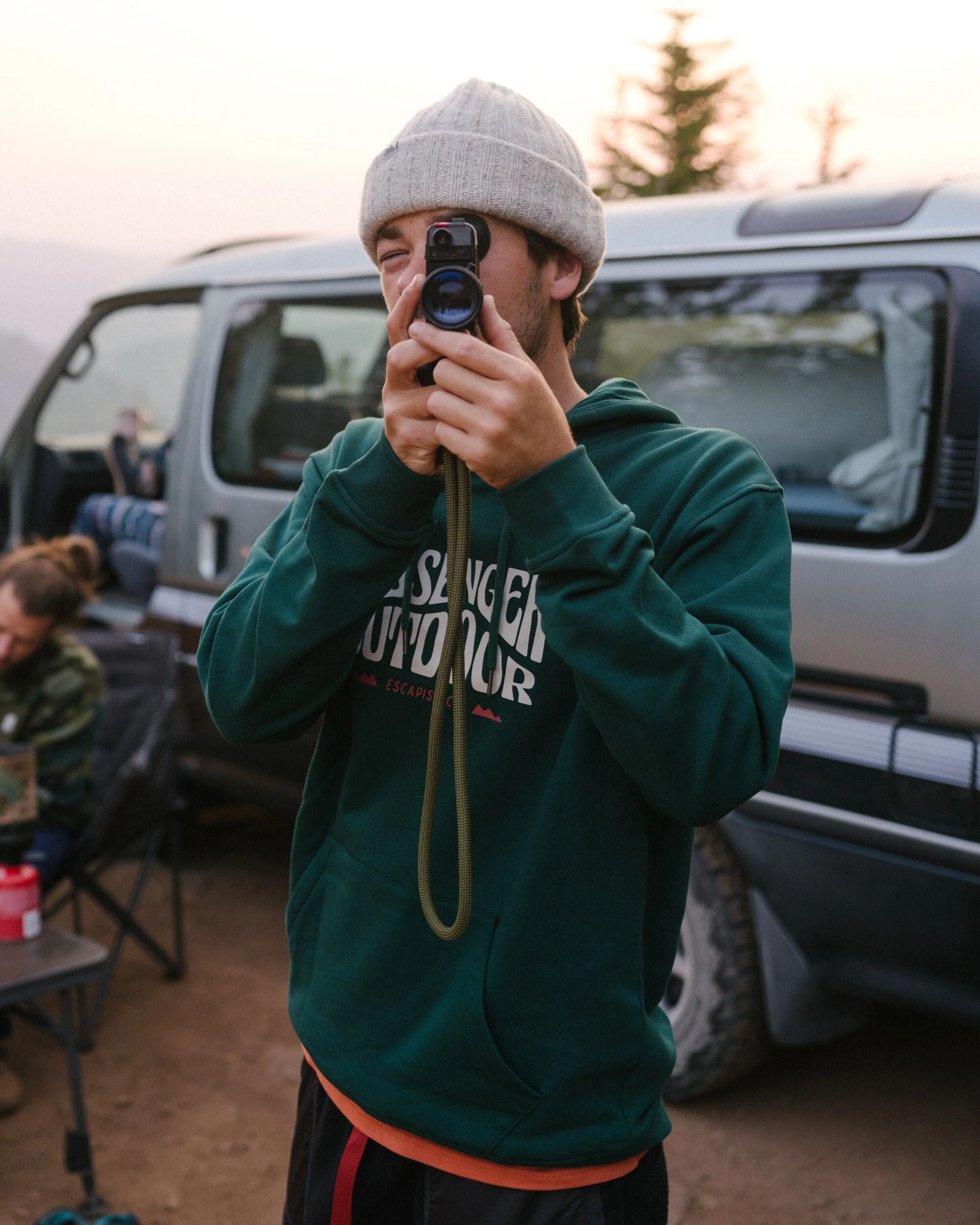 Yuca Organic Cotton Hoodie - Rain Forest - Lifestyle