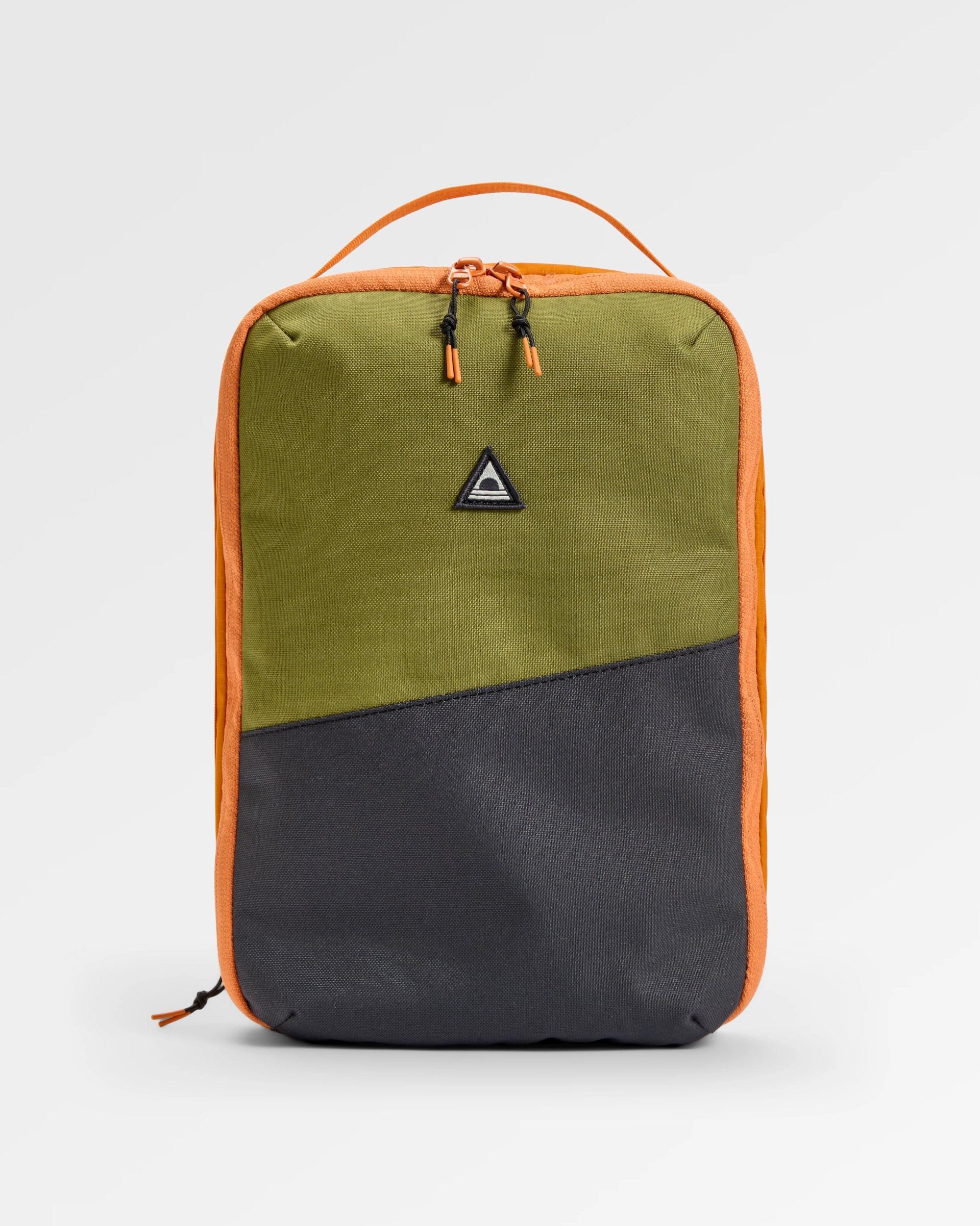 Packing Cube 9L - Black/ Khaki - Flatlay