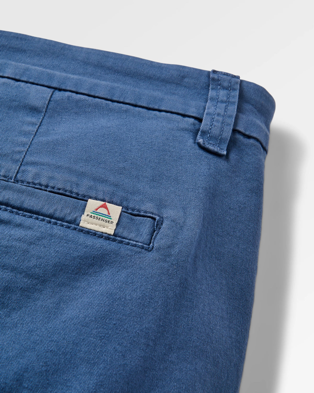 365 Organic Cotton Short - Dark Denim - Flatlay