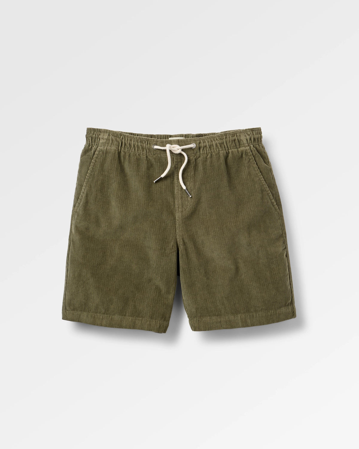 Drifter Cord Short - Dusty Olive - Flatlay