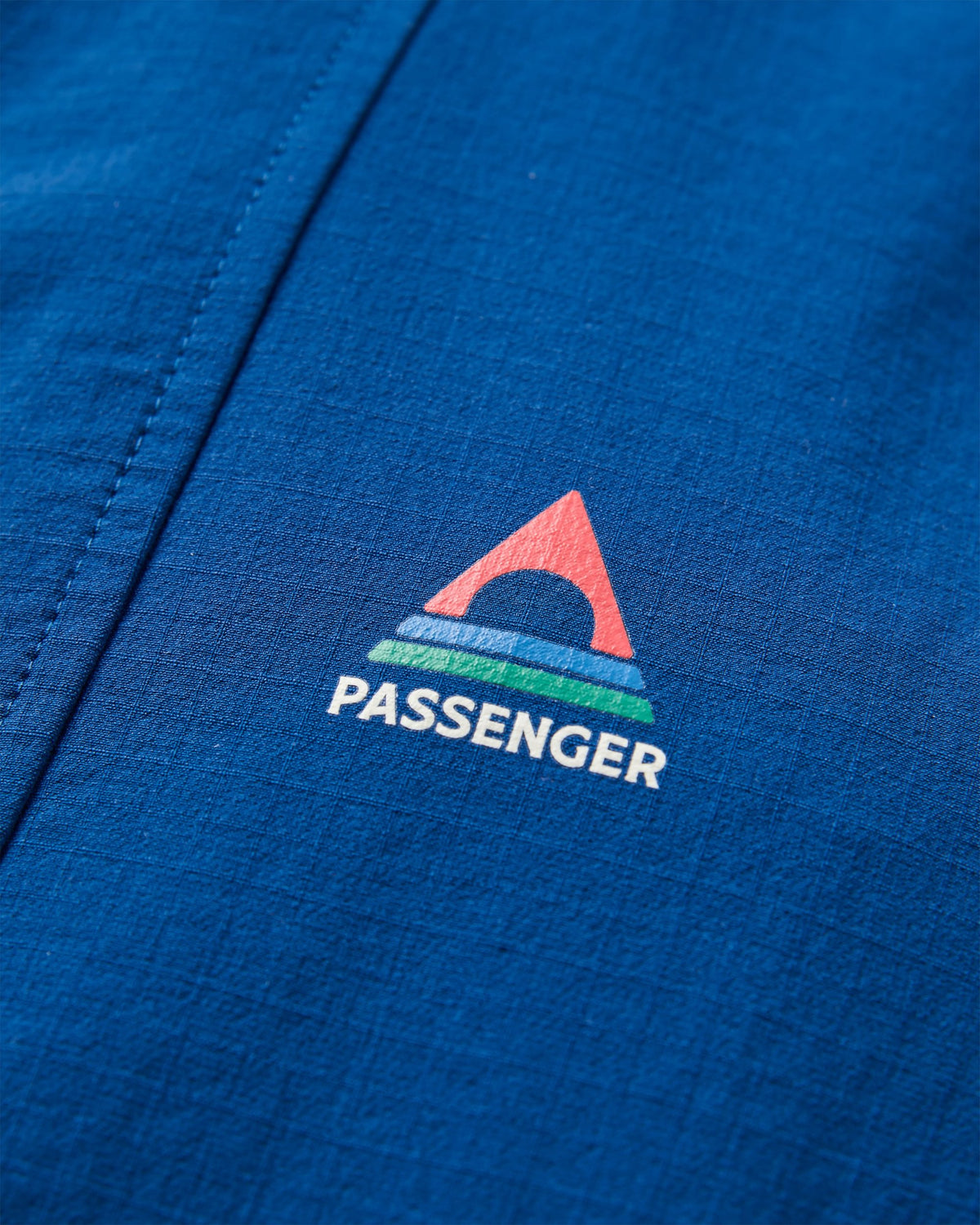 Trailscape Men's Lightweight Softshell Jacket - Blue Navy/Retro Orange - Flatlay