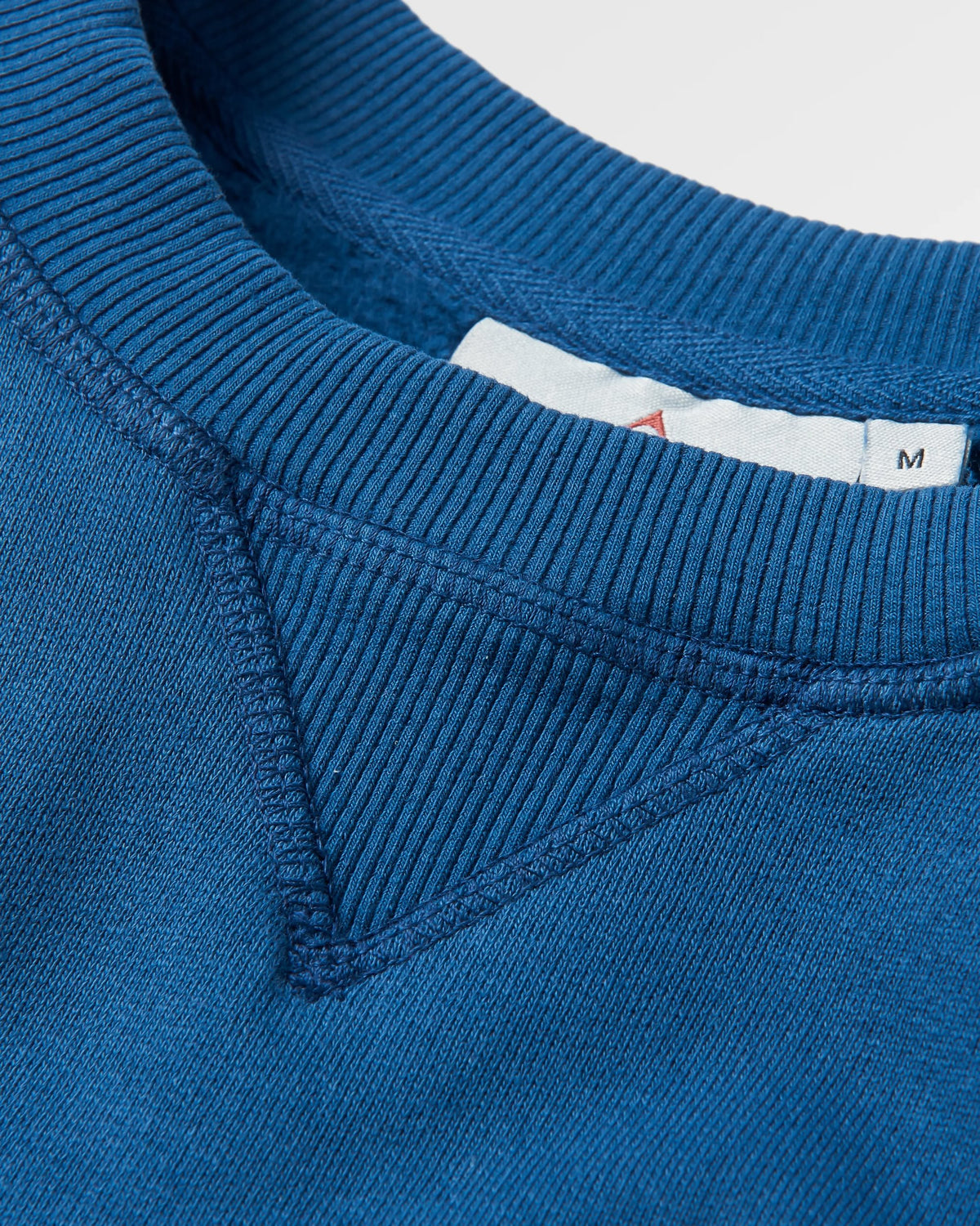 Heritage Recycled Cotton Sweatshirt - Dark Denim - Flatlay