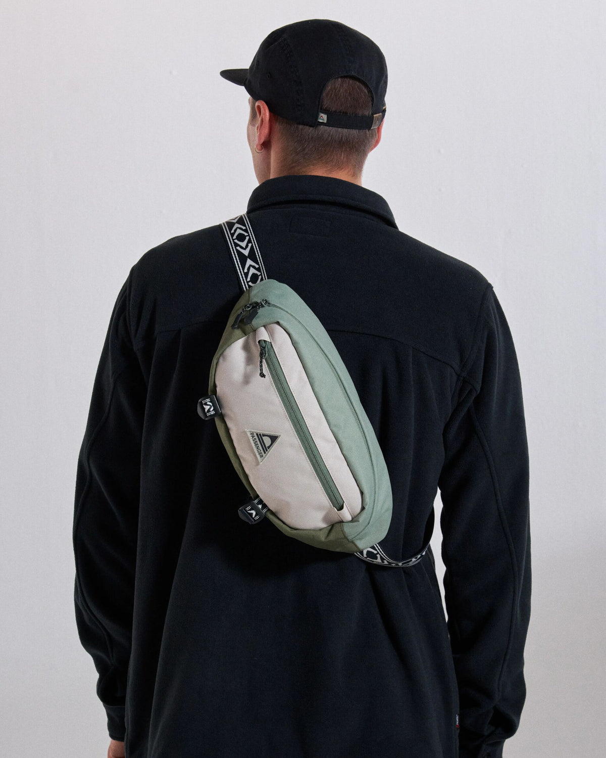 Boondocker Hip Pack - Pistachio/Misty Grey - Studio Model - Male