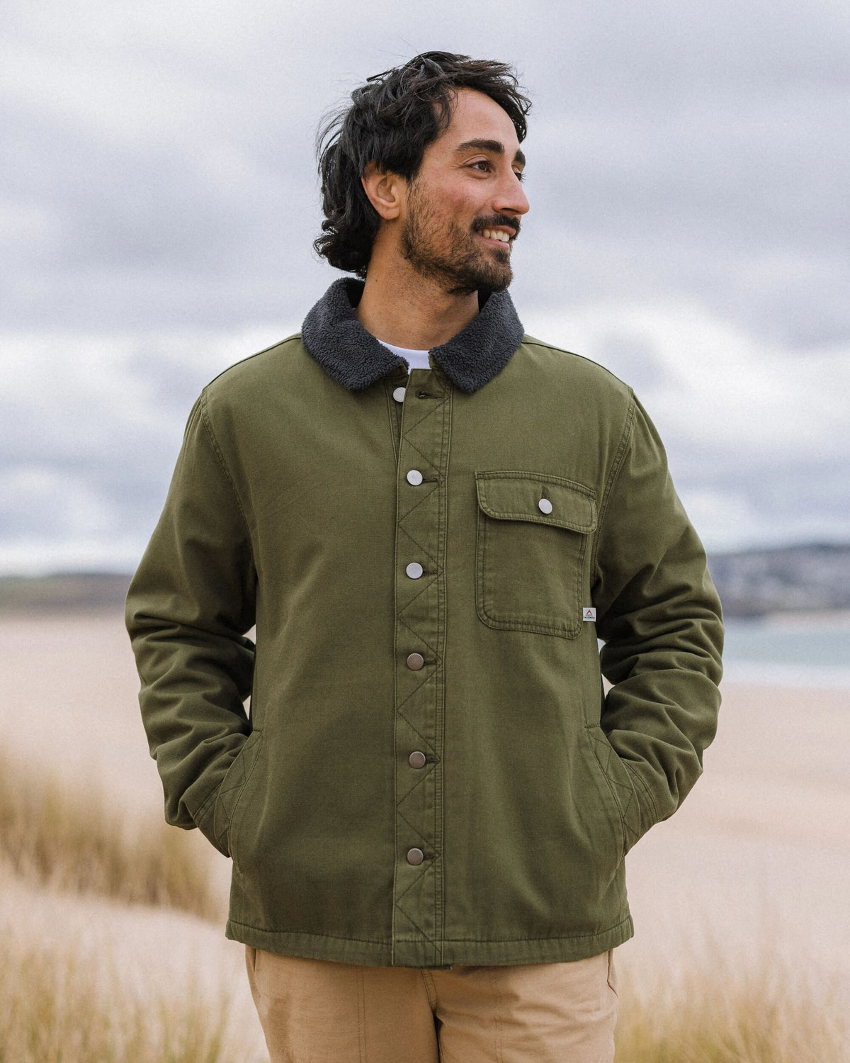 Falcon Cotton Jacket - Khaki - Lifestyle