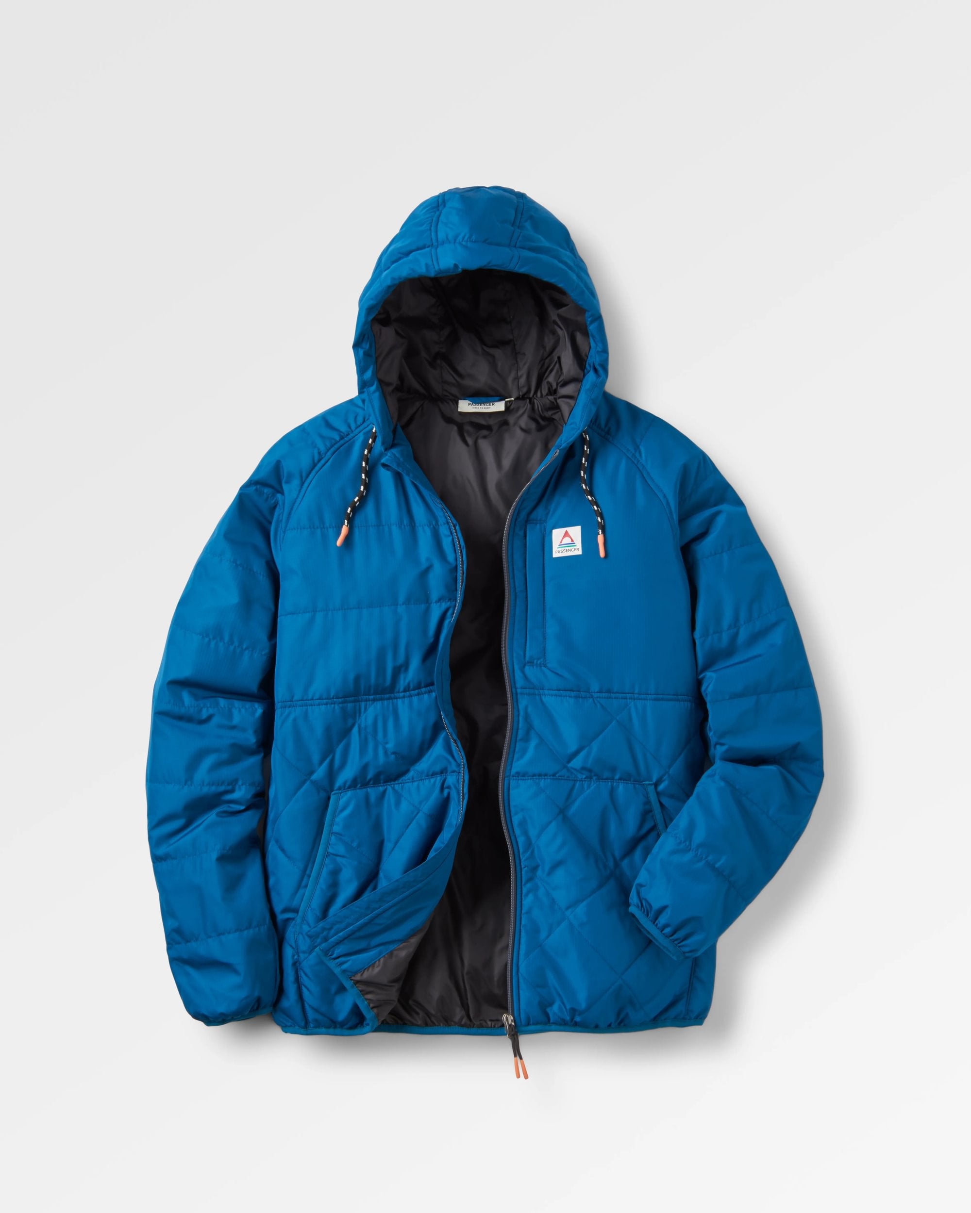 Veste Free People Zippée Drapée - 100% Coton Bleu - Taille L - Occasion Très Bon État