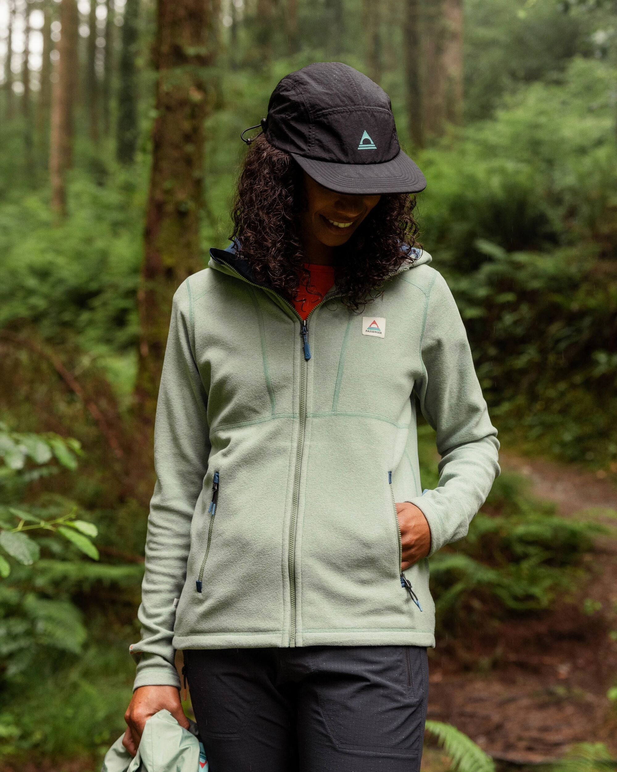 Gilet Polaire RAB Boulder Polartec - Femme - Taille UK 12 / M - Bleu Sarcelle - Capuche