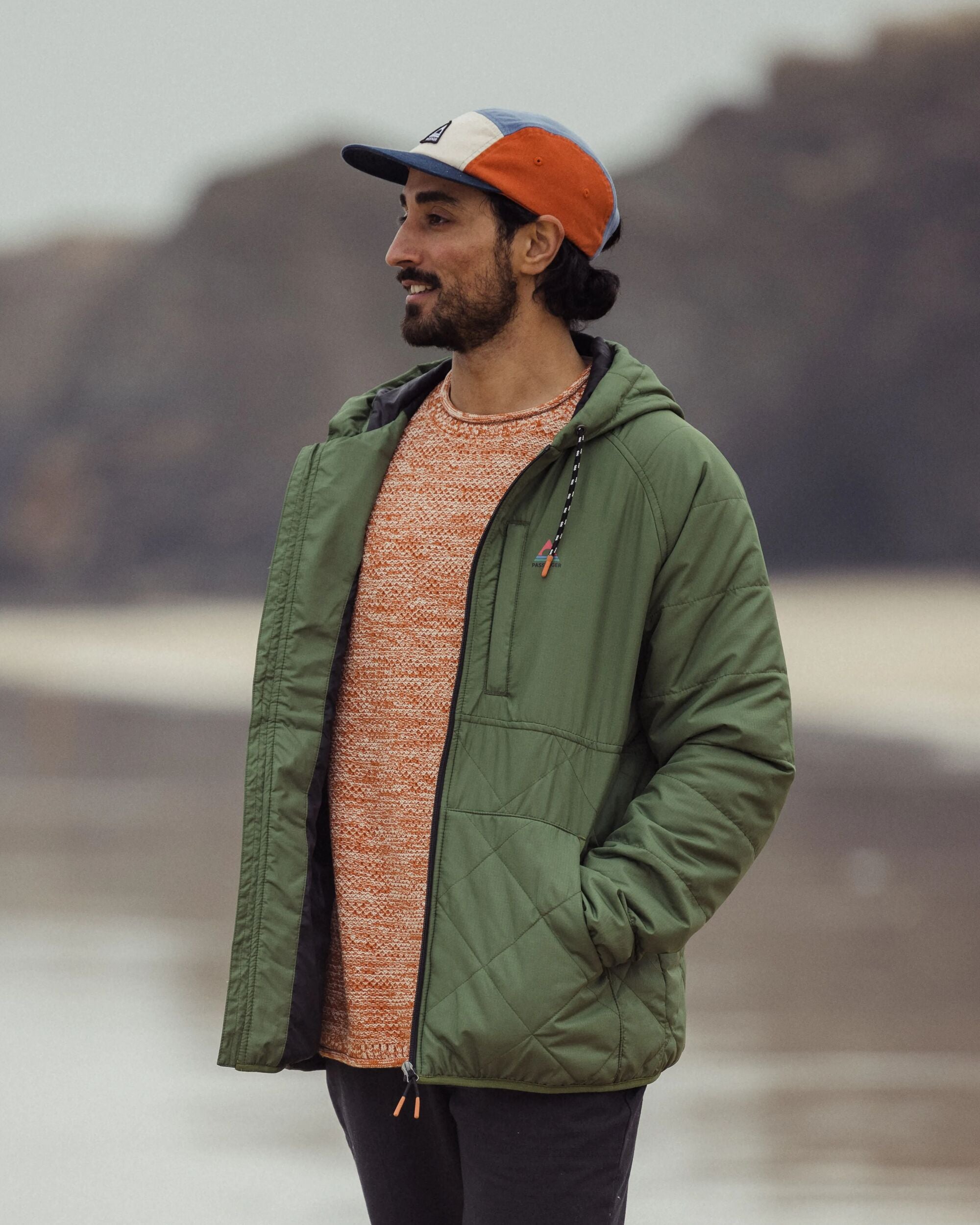 Dylan Recycled Insulated Full Zip Jacket - Wild Green - Lifestyle