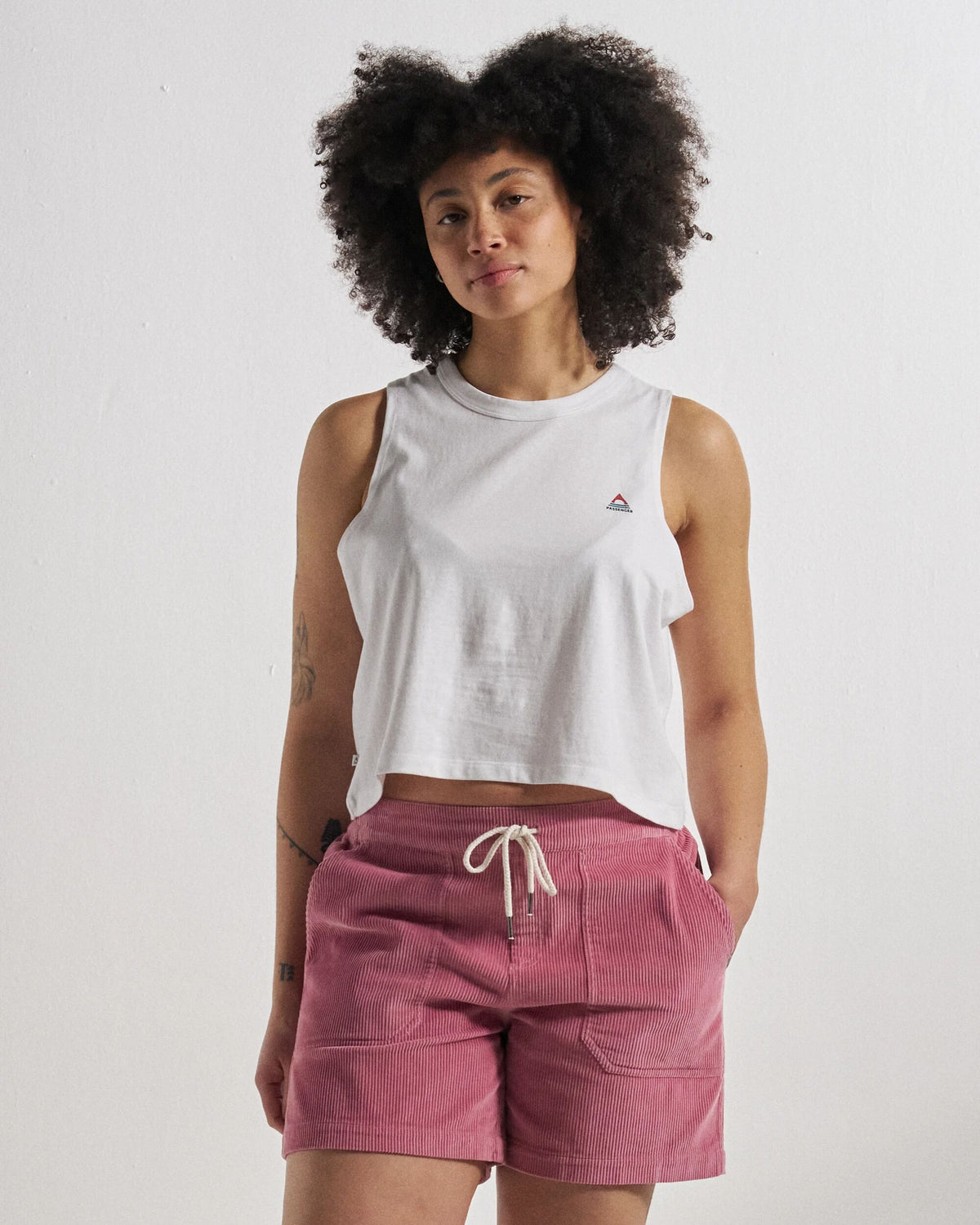 Classic Vest - White - Studio Model