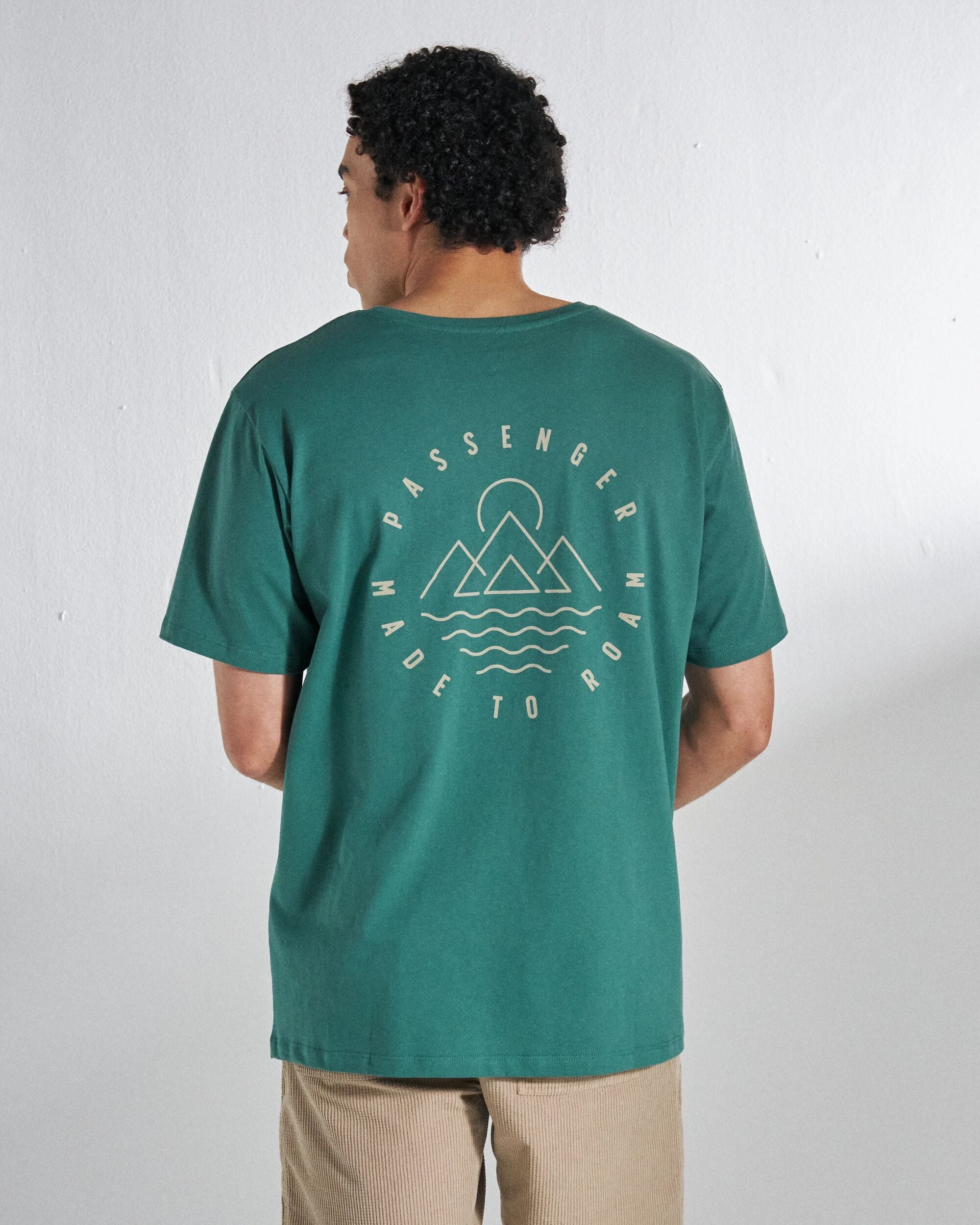 Escapism T-Shirt - Deep Ocean - Studio Model