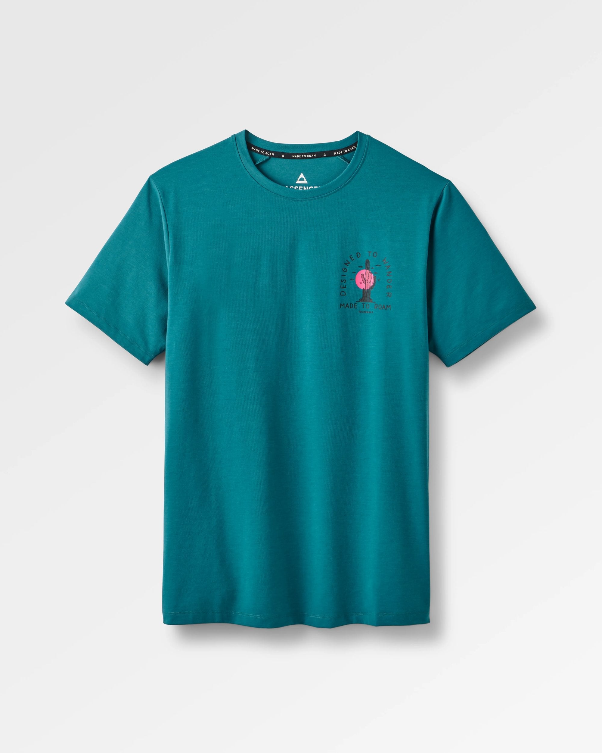 Ridescape Men's Active T-Shirt - Mediterranean - Flatlay