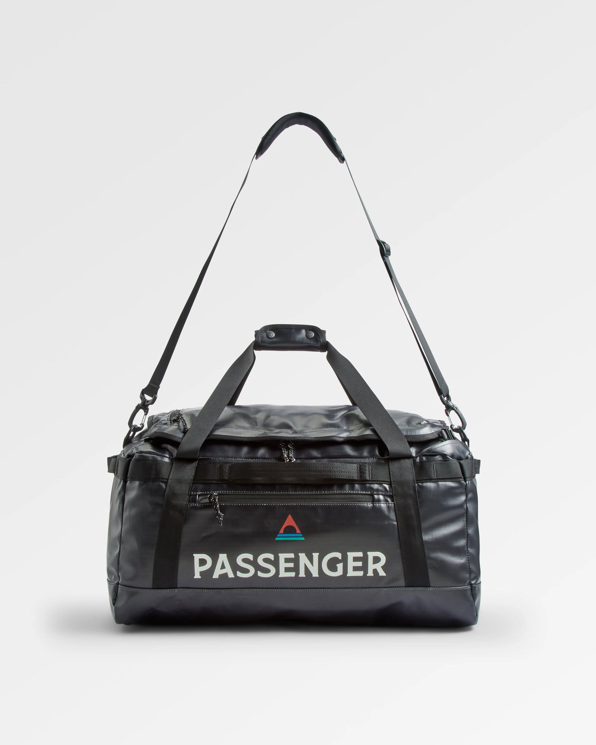 Roamer 60L Duffel Bag - Phantom Black - Flatlay