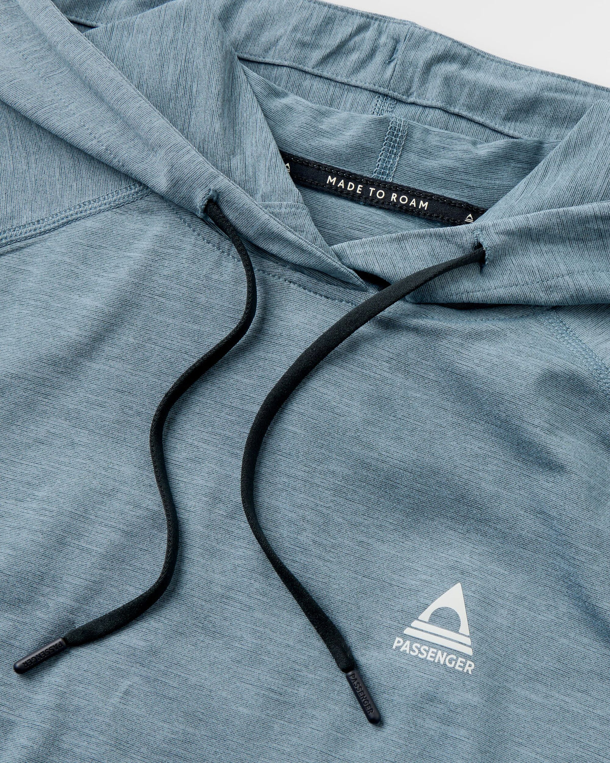 Sunvale Lightweight UPF50 Hoodie - Storm Grey Marl - Flatlay