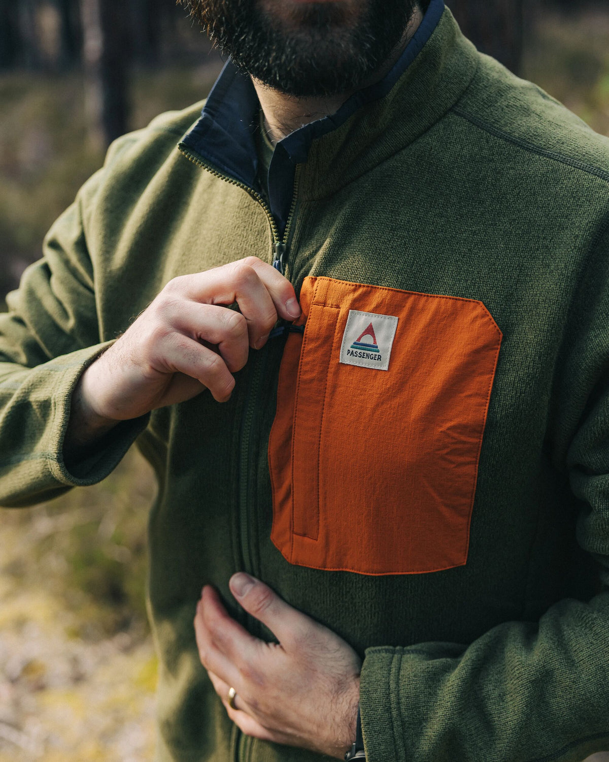 Hudson Polartec® Fleece - Khaki - Lifestyle