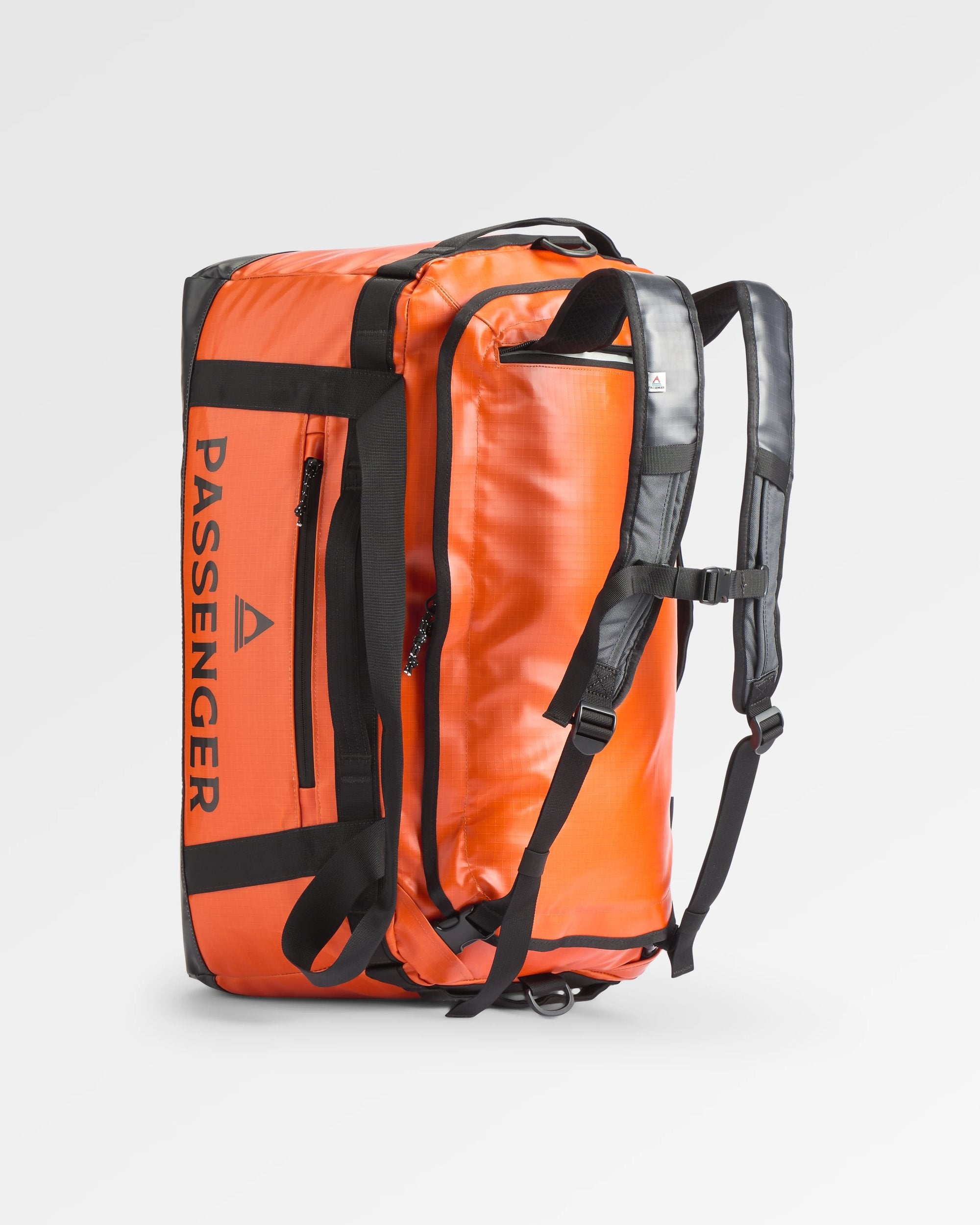 Roamer Recycled 60L Duffel Bag - Sunrise Orange - Flatlay