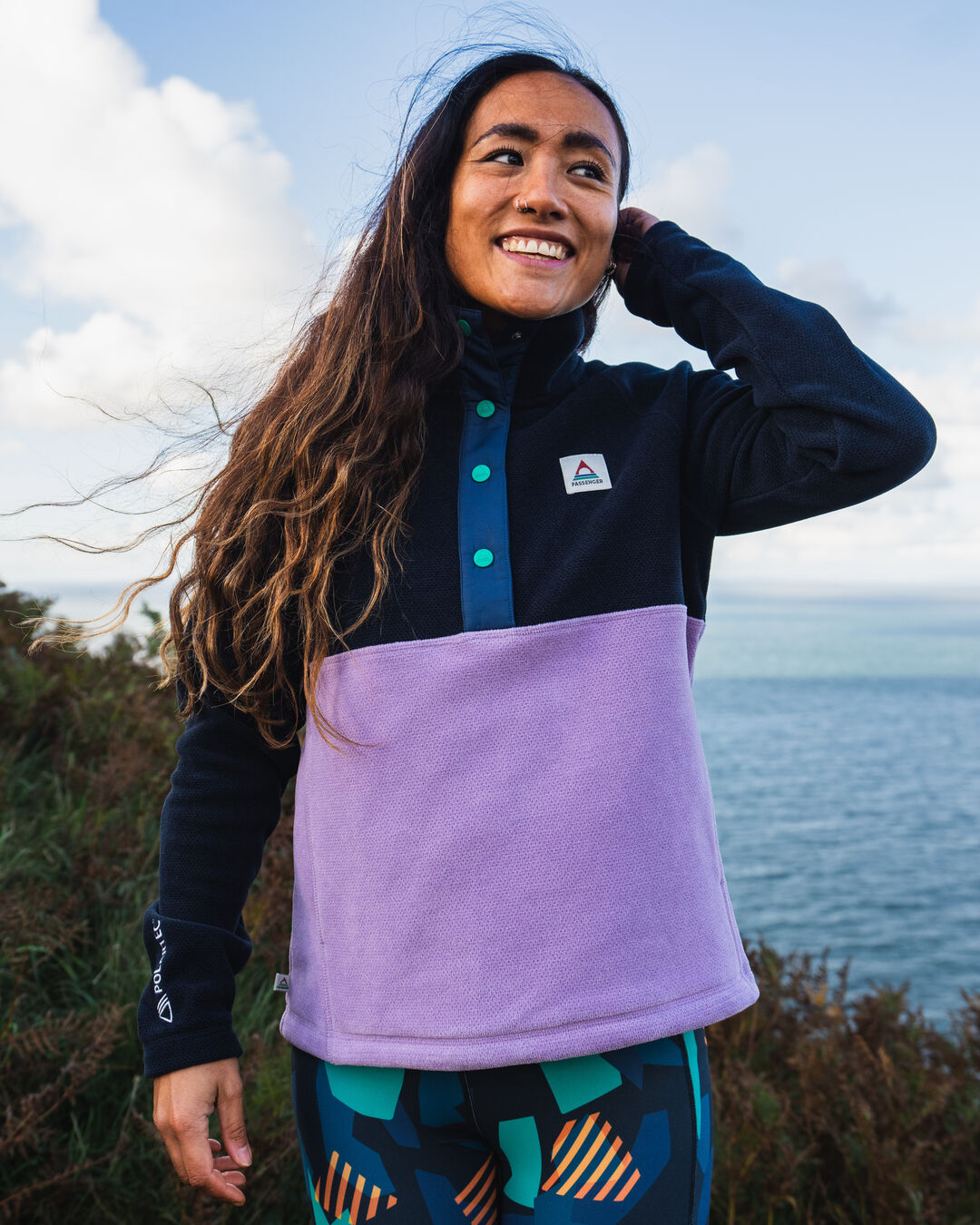 LYDIE LIGHT SPACER - Polaire - Veste - Femme - Violet Dusty