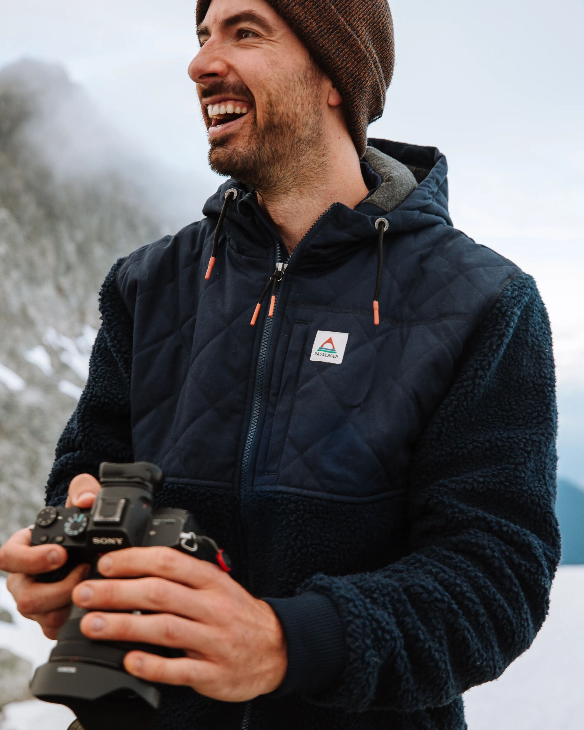 Aventure 2.0 Polaire Sherpa à Poils Longs Recyclée Rich Navy