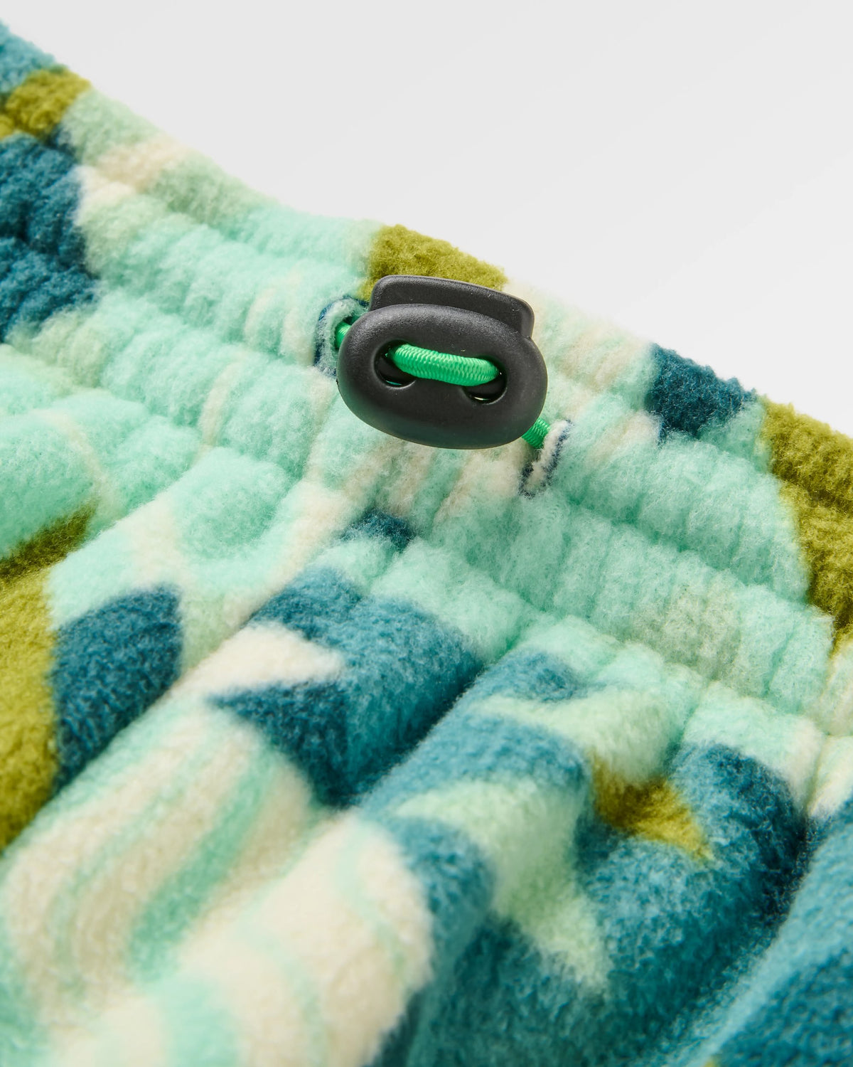 Ace Polar Fleece Joggers - Sun Patch Aquamarine - Flatlay