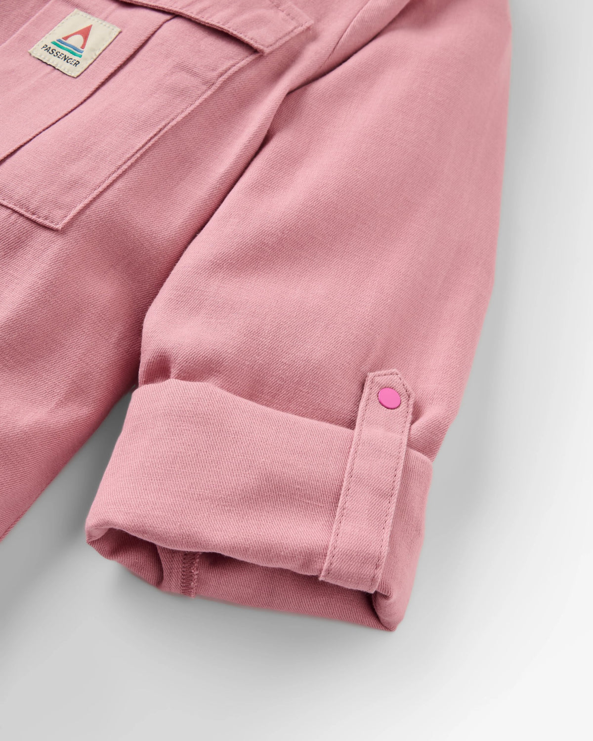 Hydrilla LS Shirt Dress - Pink Haze - Flatlay