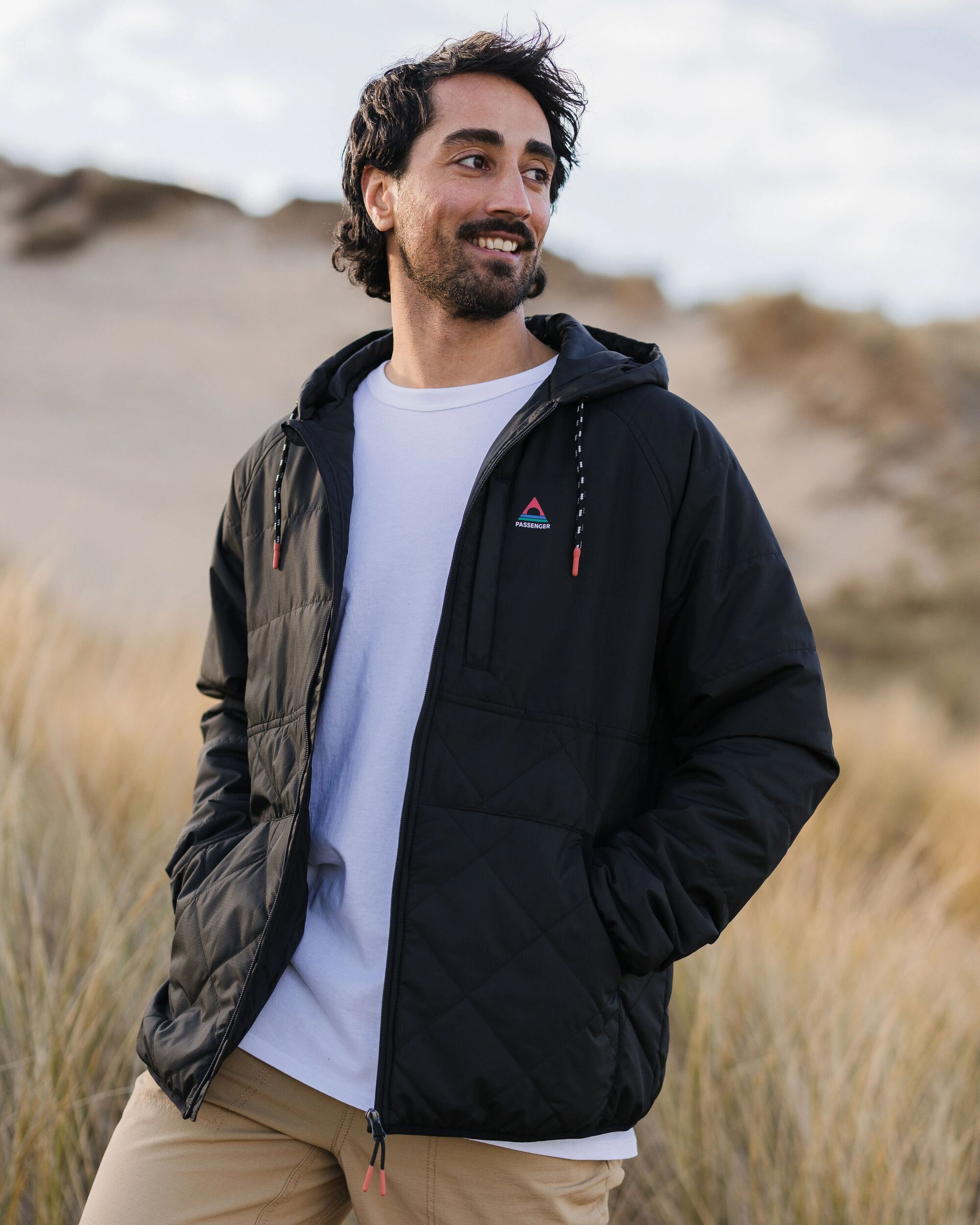 Veste Recyclée Isolante à Fermeture Éclair Dylan Noir – Passenger