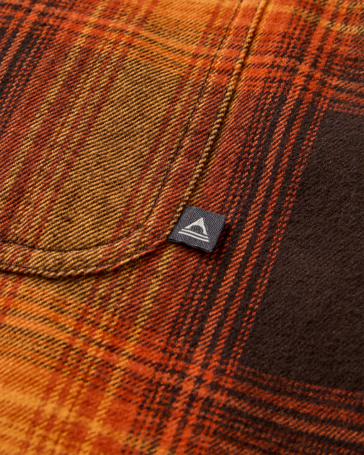 Kodiak Sherpa Lined Overshirt - Espresso Check - Flatlay