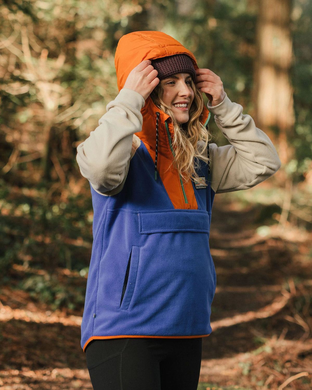 Alexander Polar Hooded Fleece - Azure Blue - Lifestyle