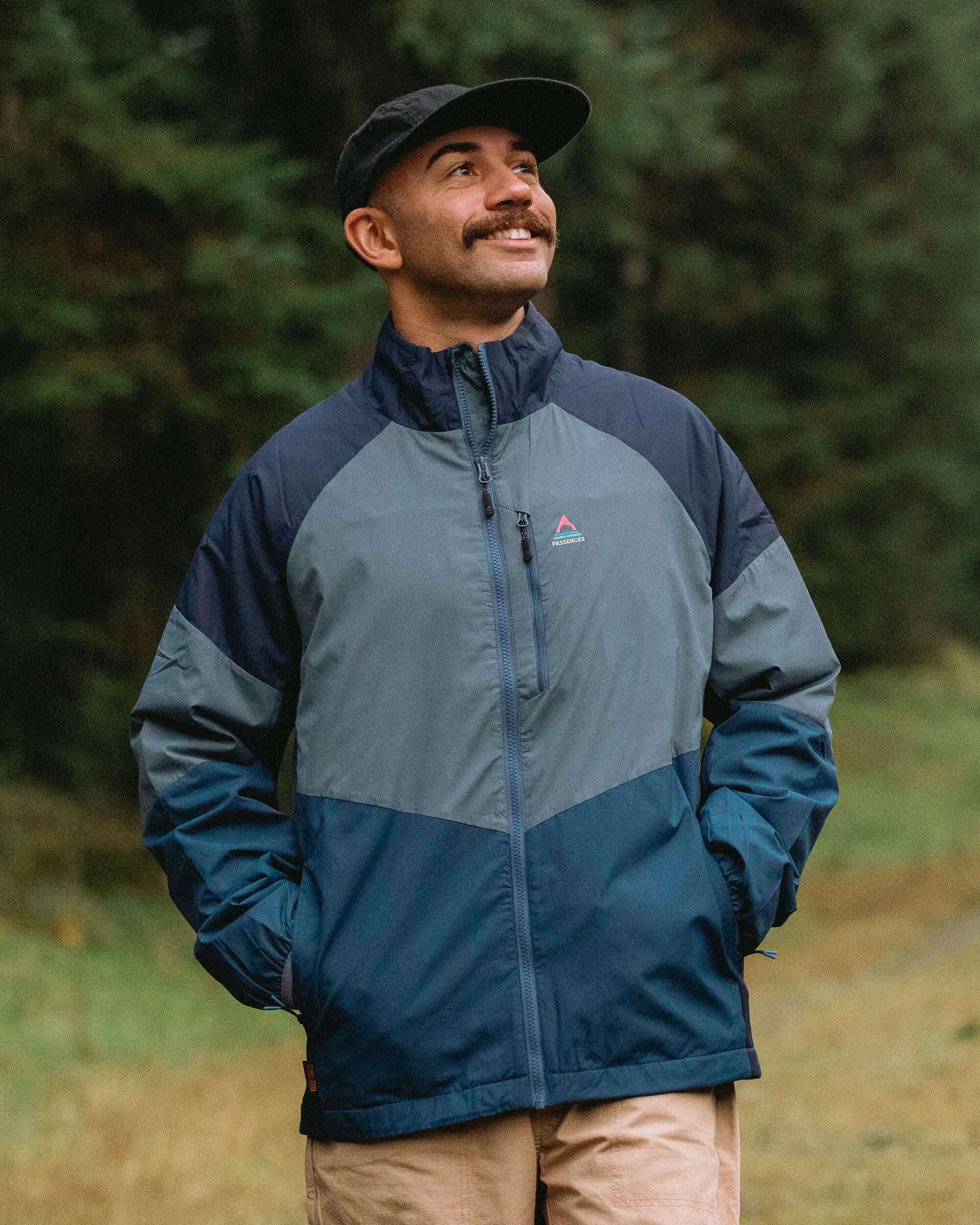 Daybreak Lightweight Recycled Thermore® Hoodless Jacket - Rich Navy/Storm Grey/Dark Denim - Lifestyle