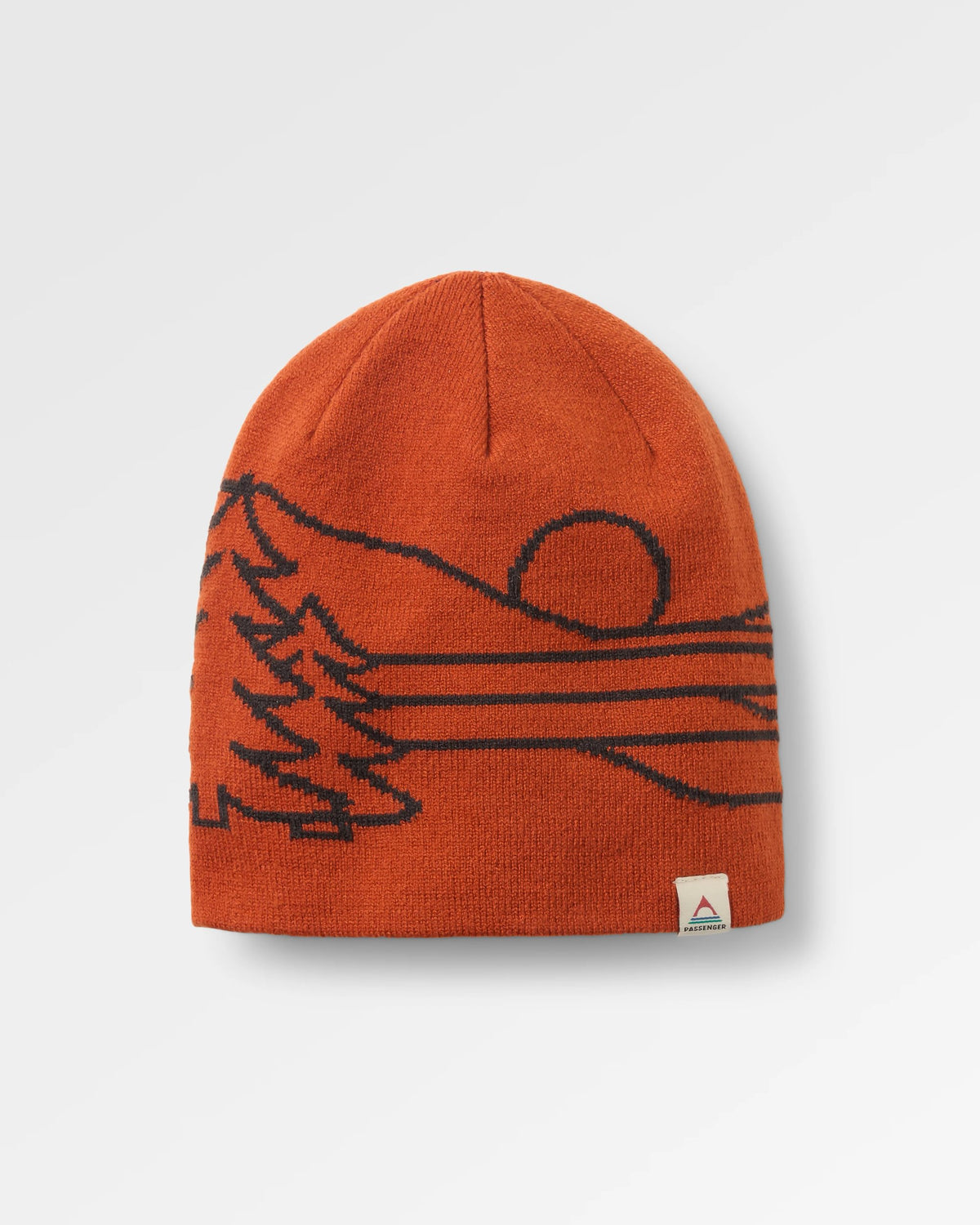 Tarn Beanie - Dark Rust - Flatlay