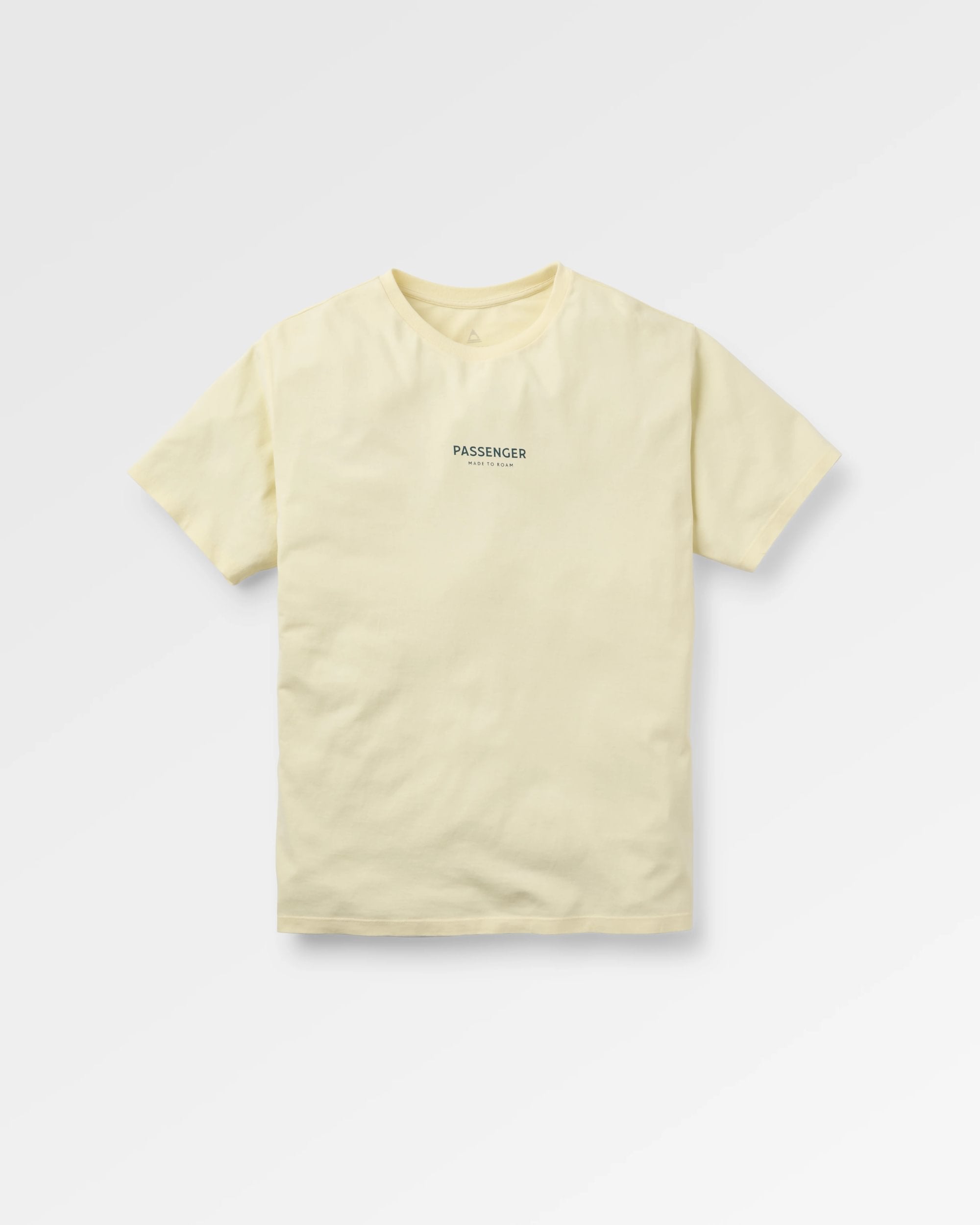 Passenger T-Shirt - Pale Yellow - Flatlay
