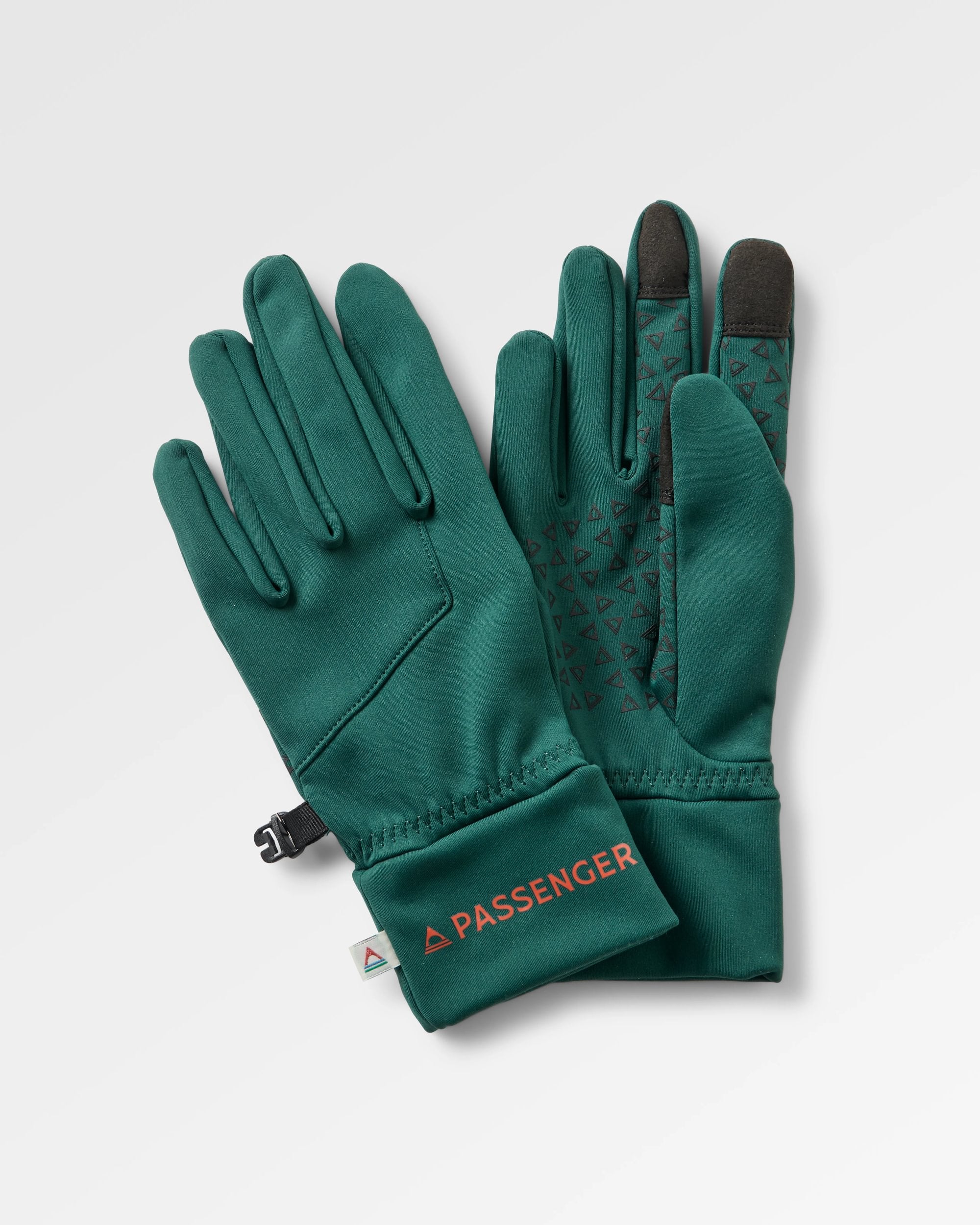Jacks Touch Screen Gloves - Rain Forest - Flatlay
