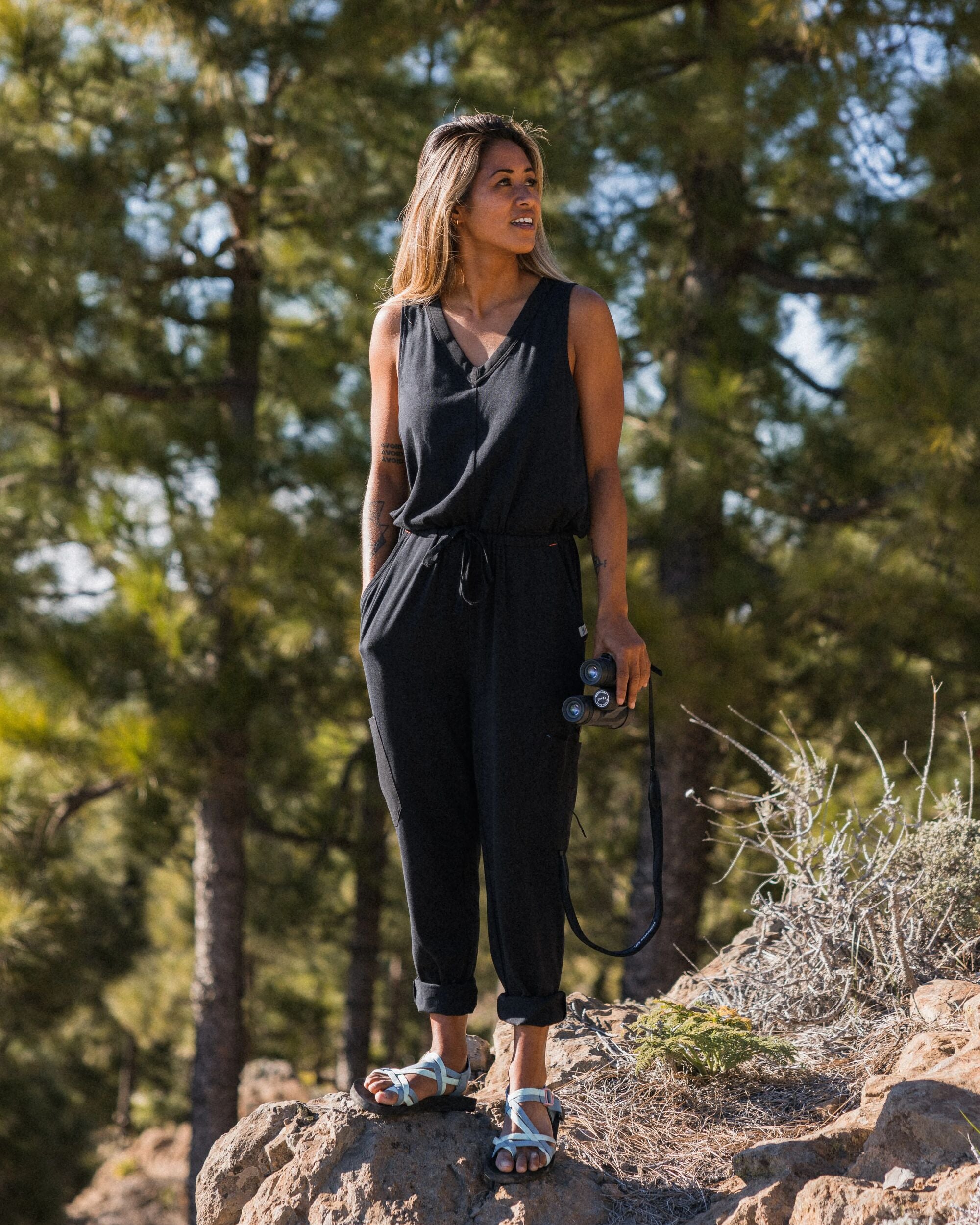 Aria Jumpsuit - Black - Lifestyle