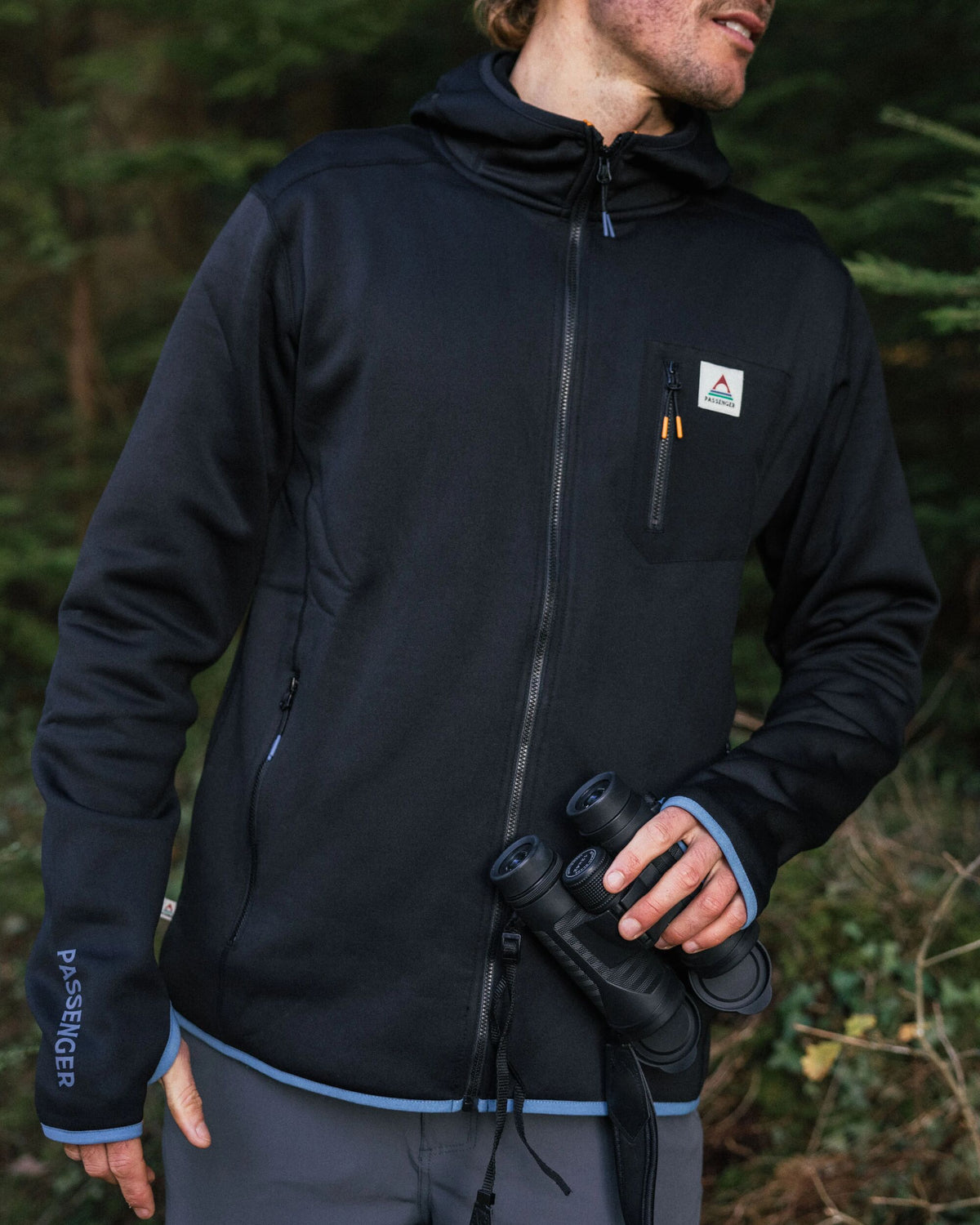 Solitude Polartec® Fleece Hoodie - Black - Lifestyle