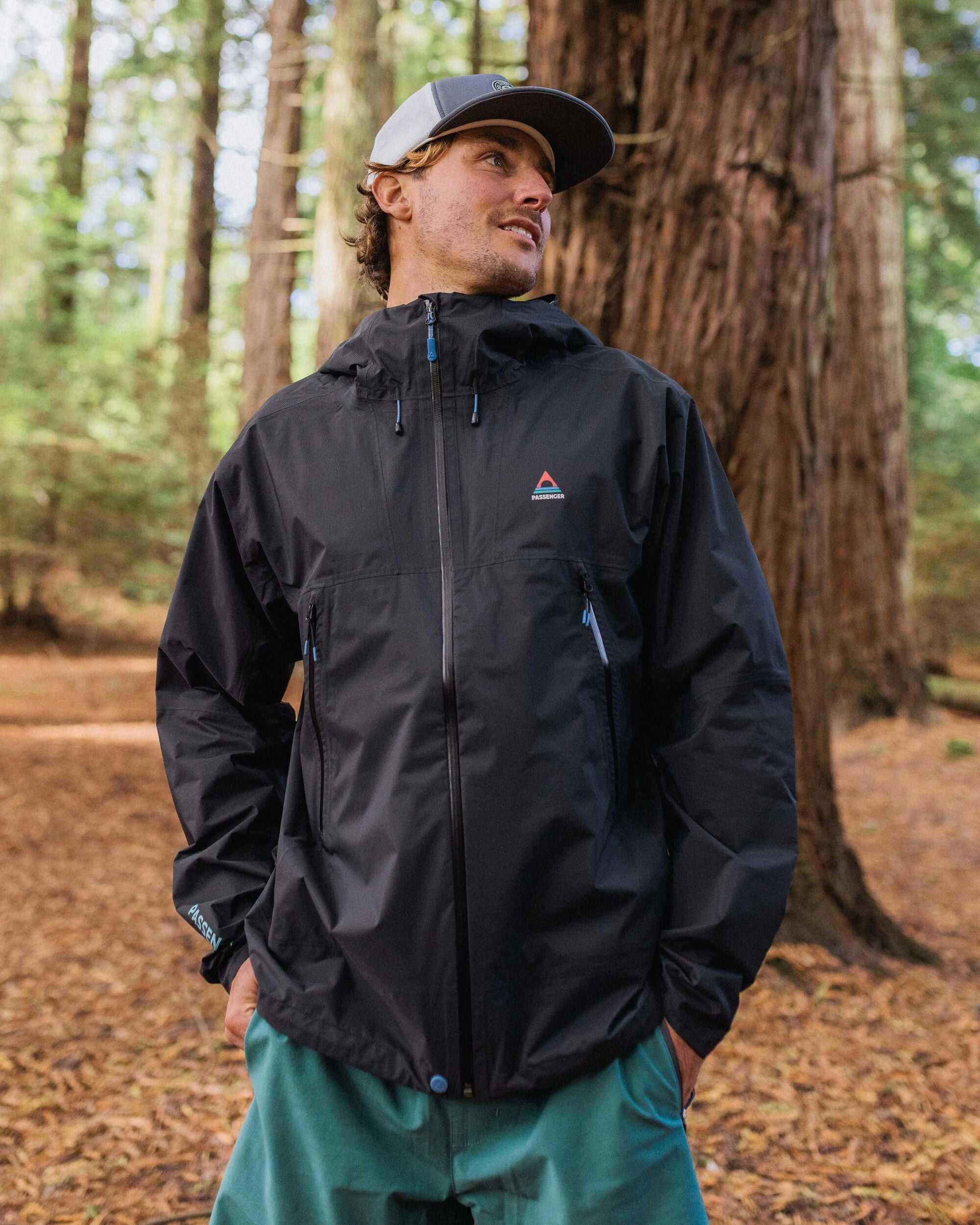 Trailscape Light Men's Waterproof Jacket - Black - Lifestyle