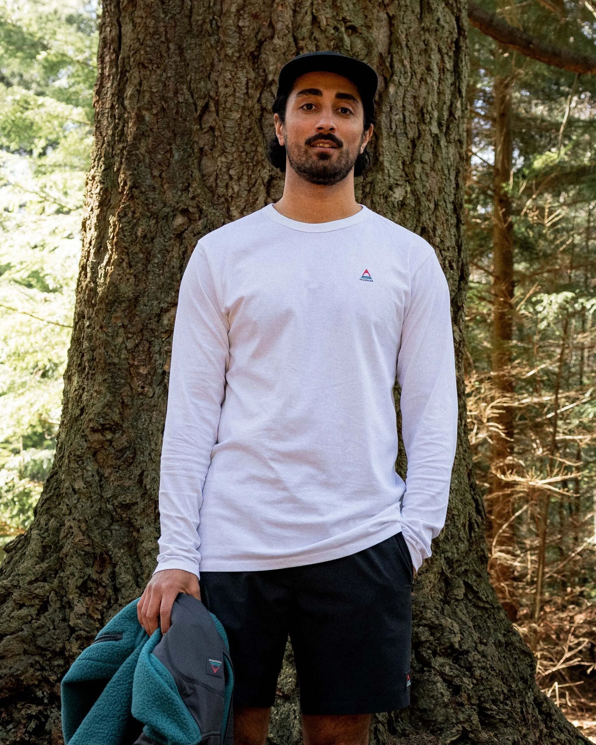 Classic Logo LS T-Shirt - White - Lifestyle