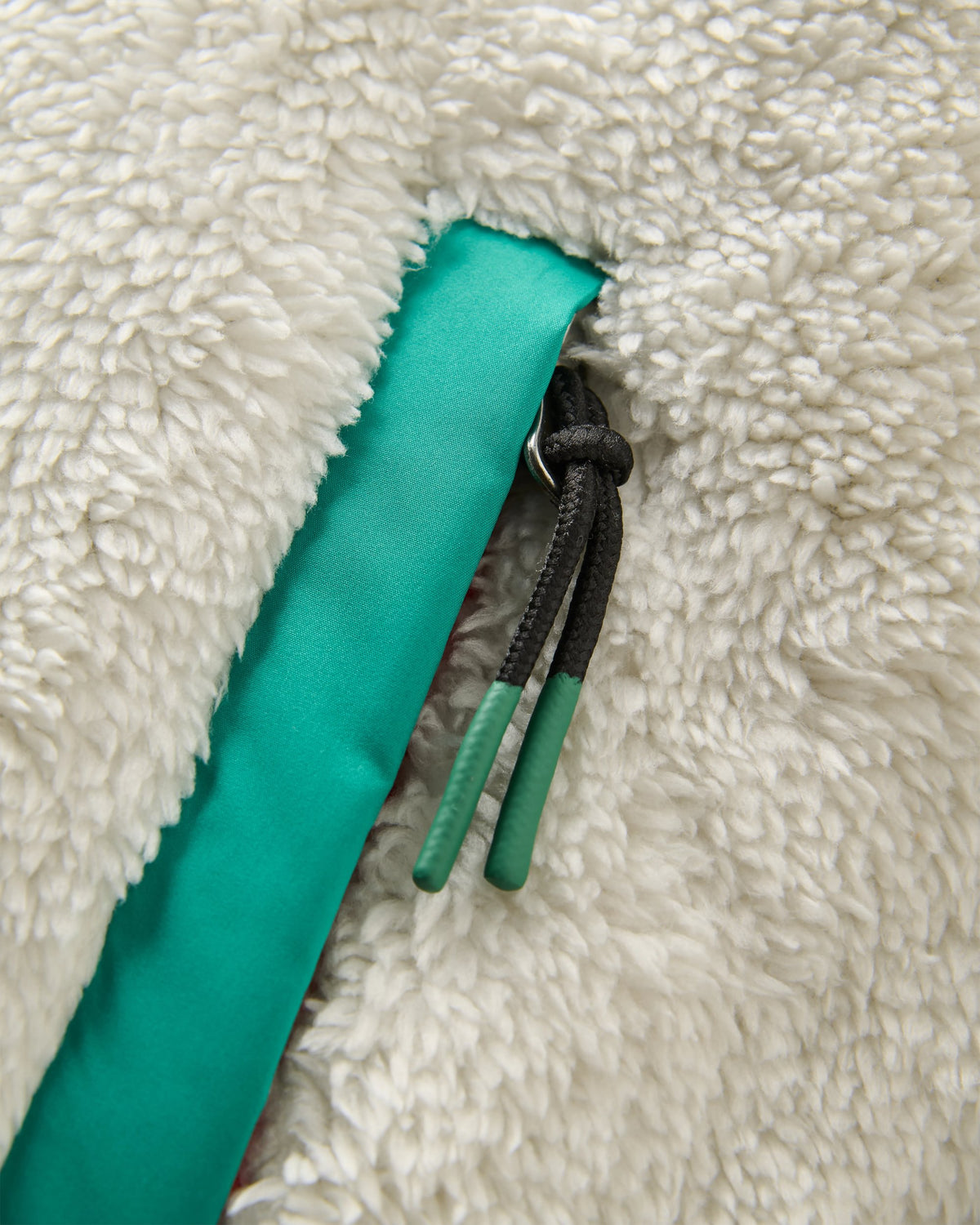 Beaumont Recycled Sherpa Hoodless Fleece - Dawn Grey - Flatlay