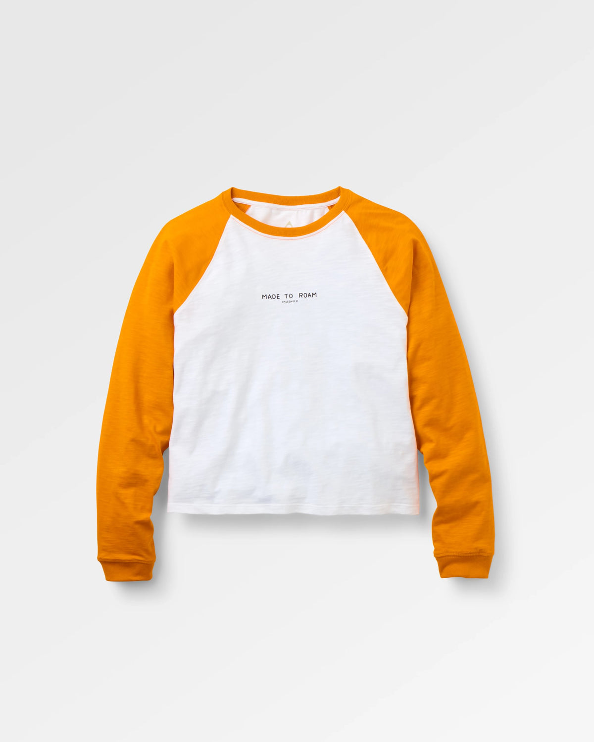 Explore LS Raglan T-Shirt - White - Flatlay