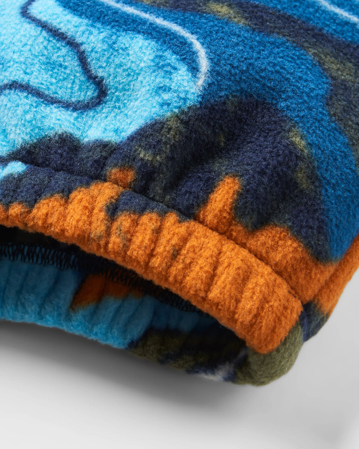 Ace Polar Fleece Joggers - Adventure Tidal Blue - Flatlay