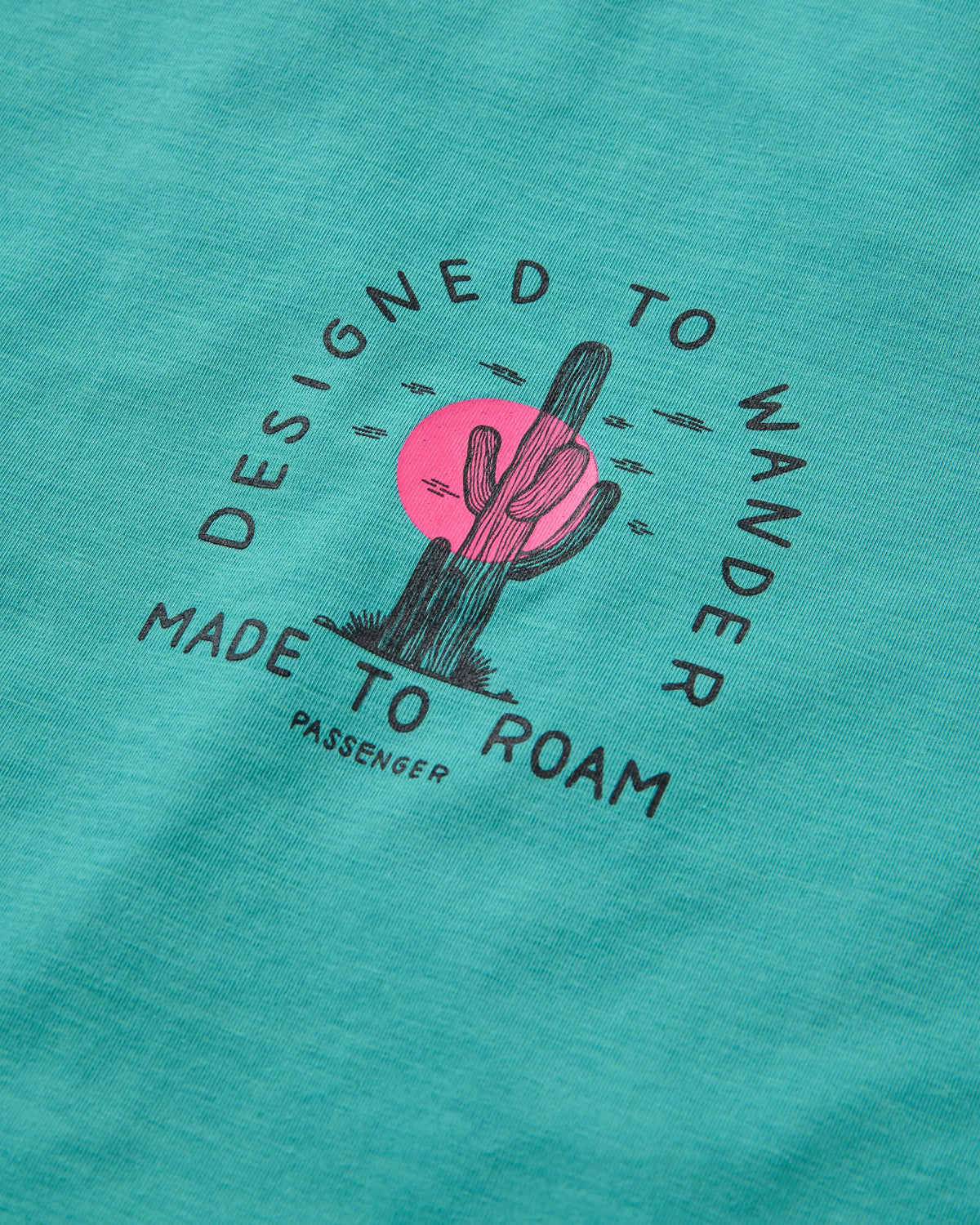 Ridescape Women's Active T-Shirt - Ocean Teal - Flatlay