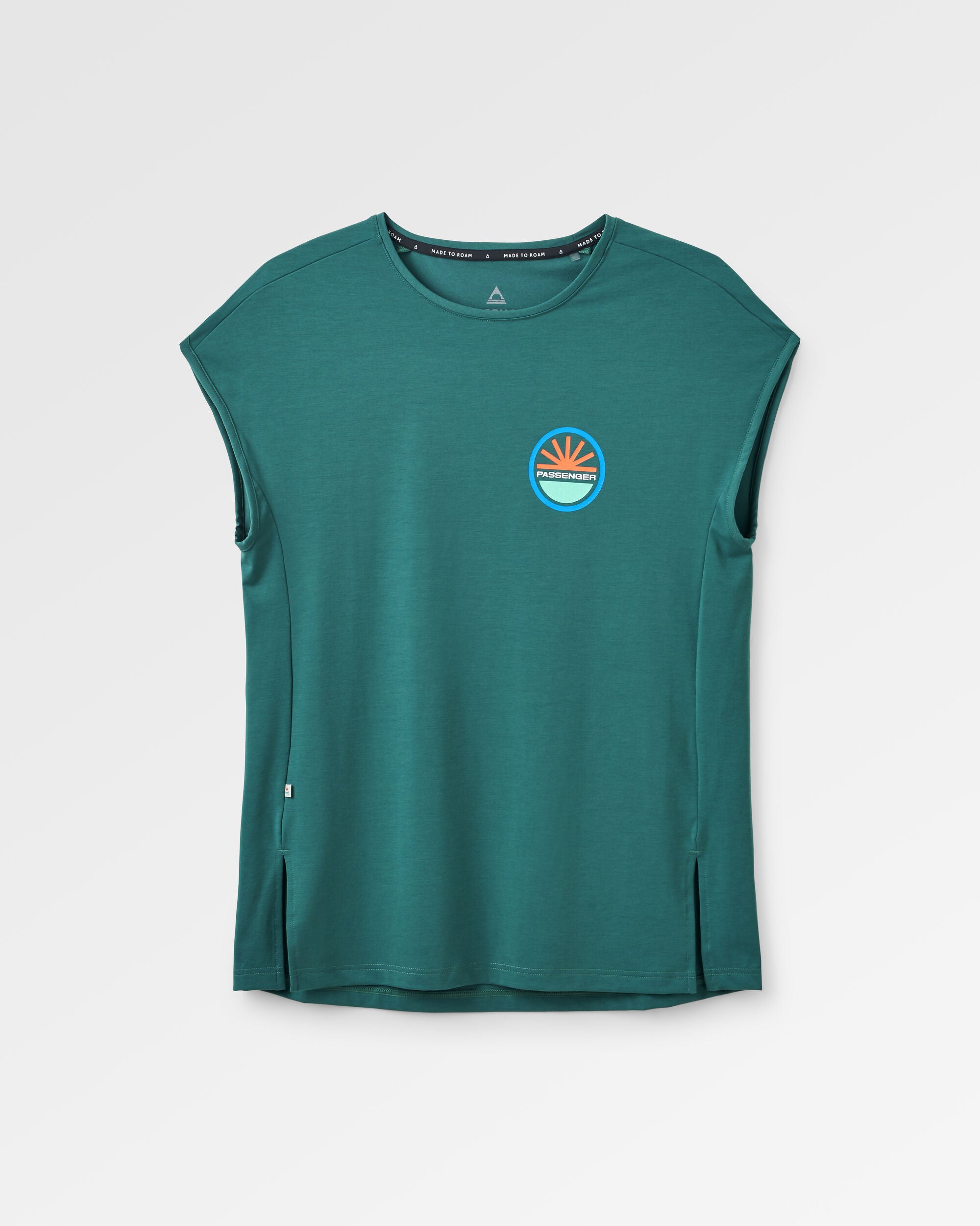 T-shirt actif Drirelease® Chase The Light - bleu océan profond