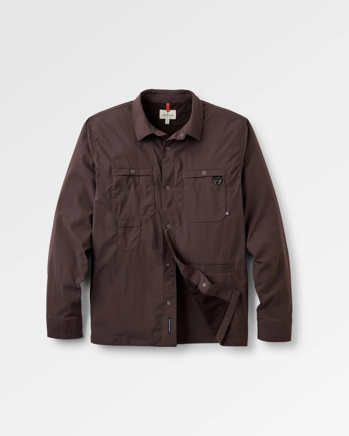Patrol Ripstop Utility Shirt - Espresso - Flatlay