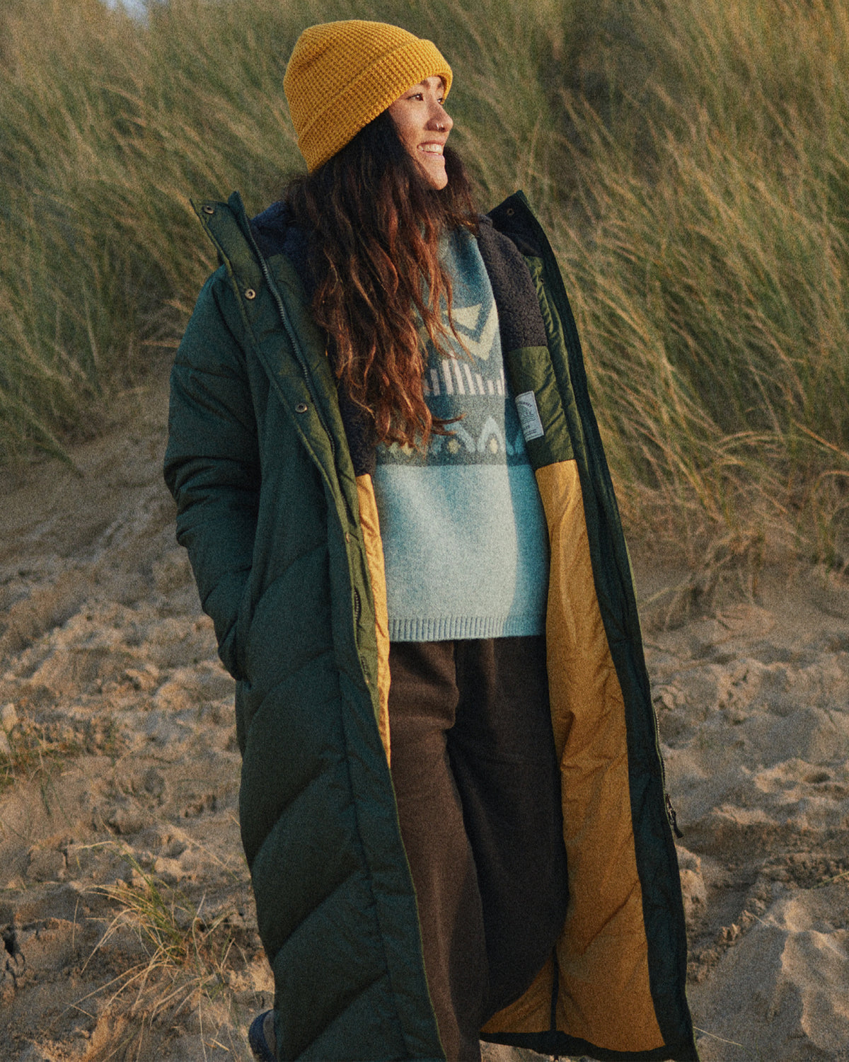 Tasman Long Insulated Jacket - Fir Tree - Lifestyle