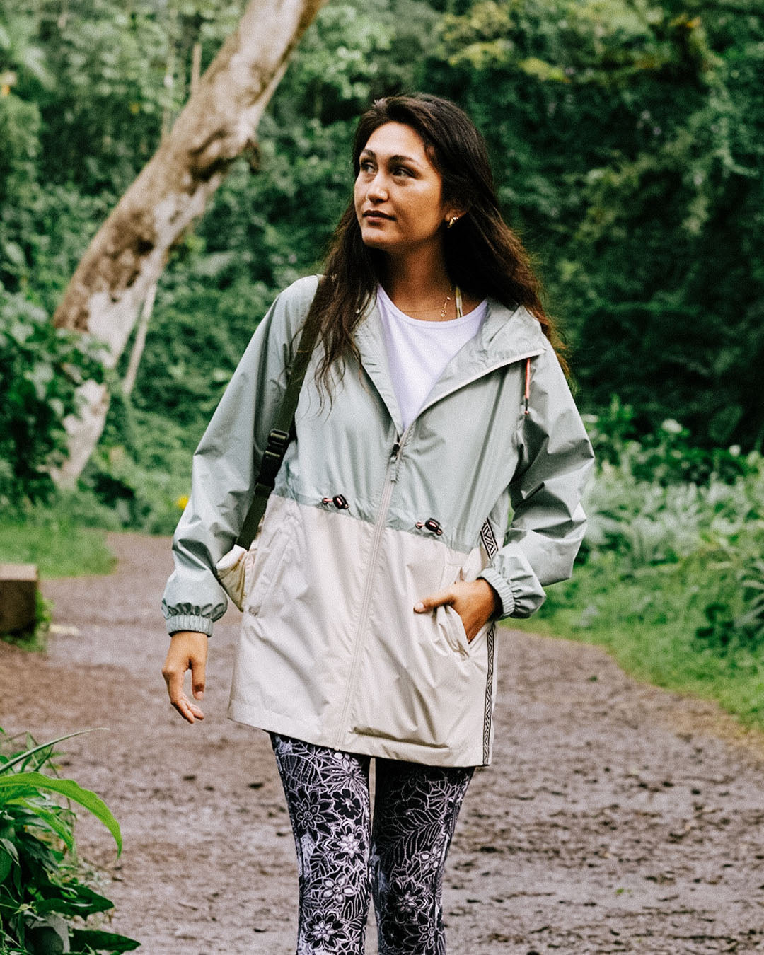 COLLUSION - Ensemble Sweat à Capuche Avec Fermeture éclair Et Pantalon De Jogging Cargo Taupe