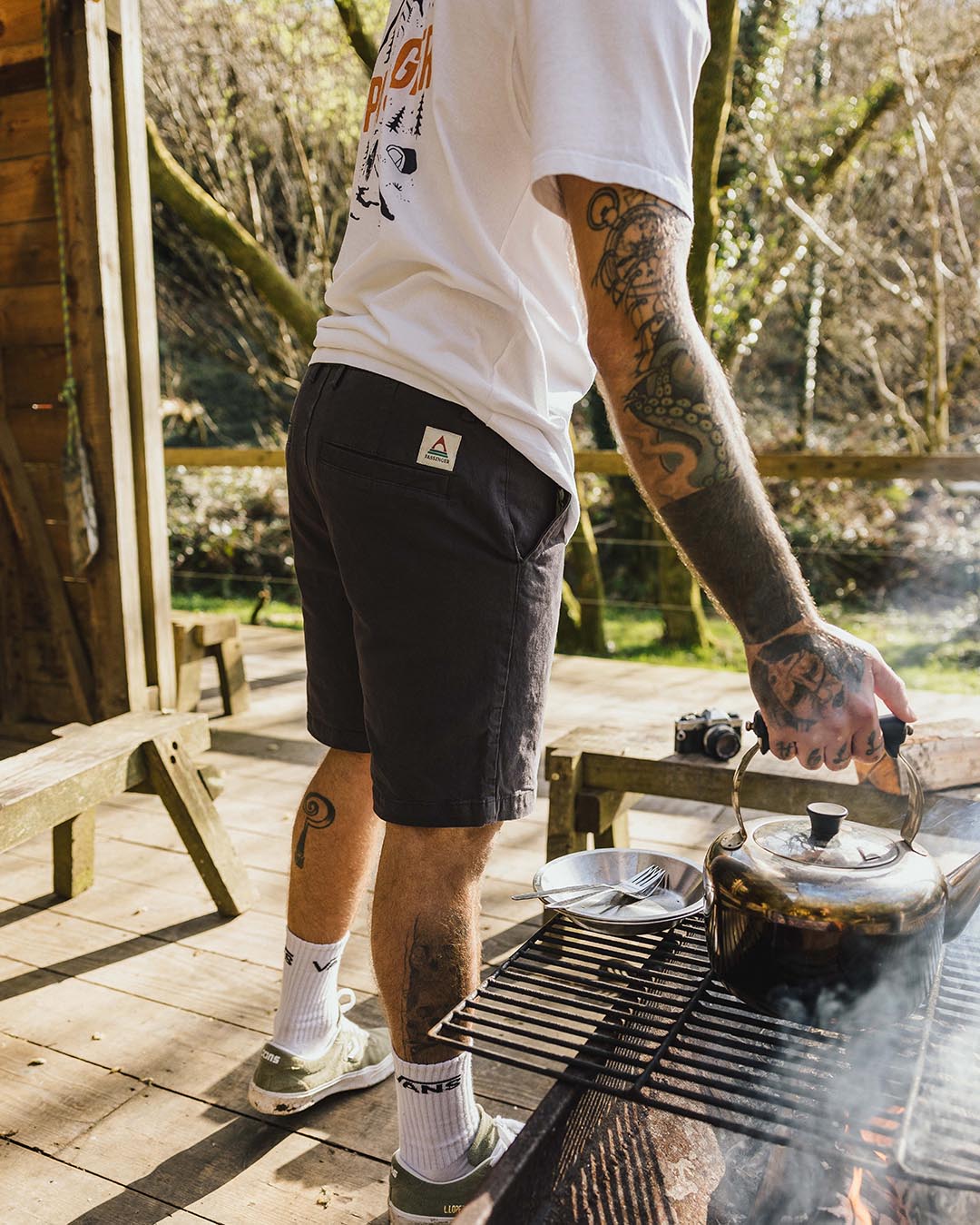 Ensemble short et t-shirt en coton bio Essentials Lineage - Rose Ensemble short et t-shirt en coton bio Essentials Lineage - Rose