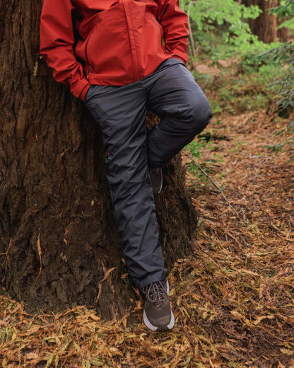 Gusto Recycled Windshell Trouser - Charcoal - Lifestyle