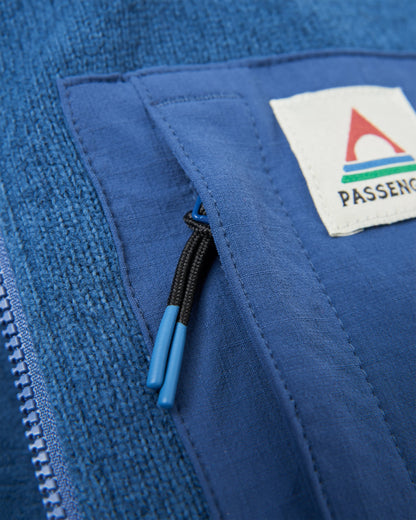 Stargazer Recycled Polartec® Fleece - Dark Denim - Flatlay