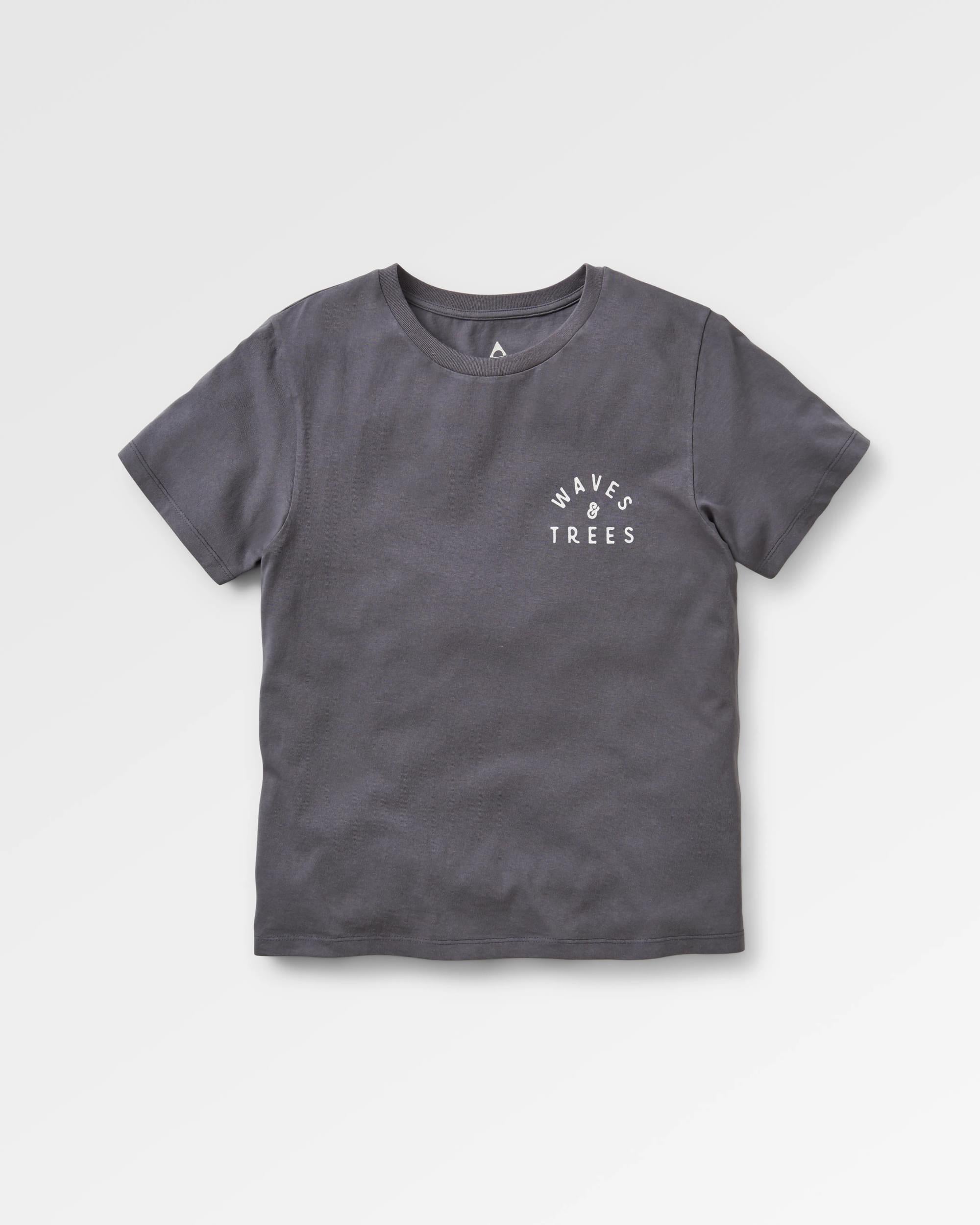 Penida T-Shirt - Charcoal - Flatlay